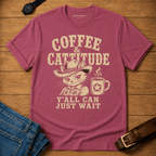 Coffee & Cattitude t-shirt