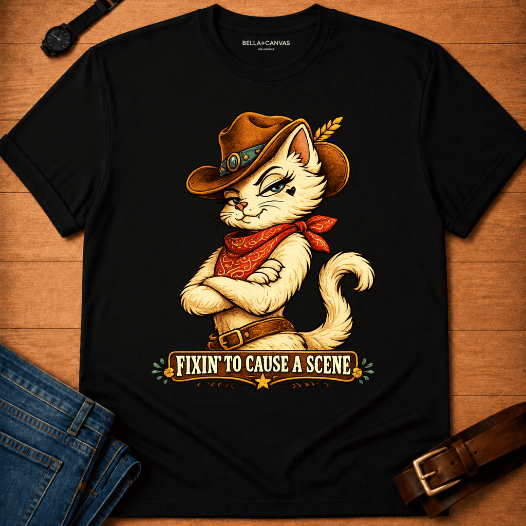 Fixin to Cause a Scene (Mia) T-shirt