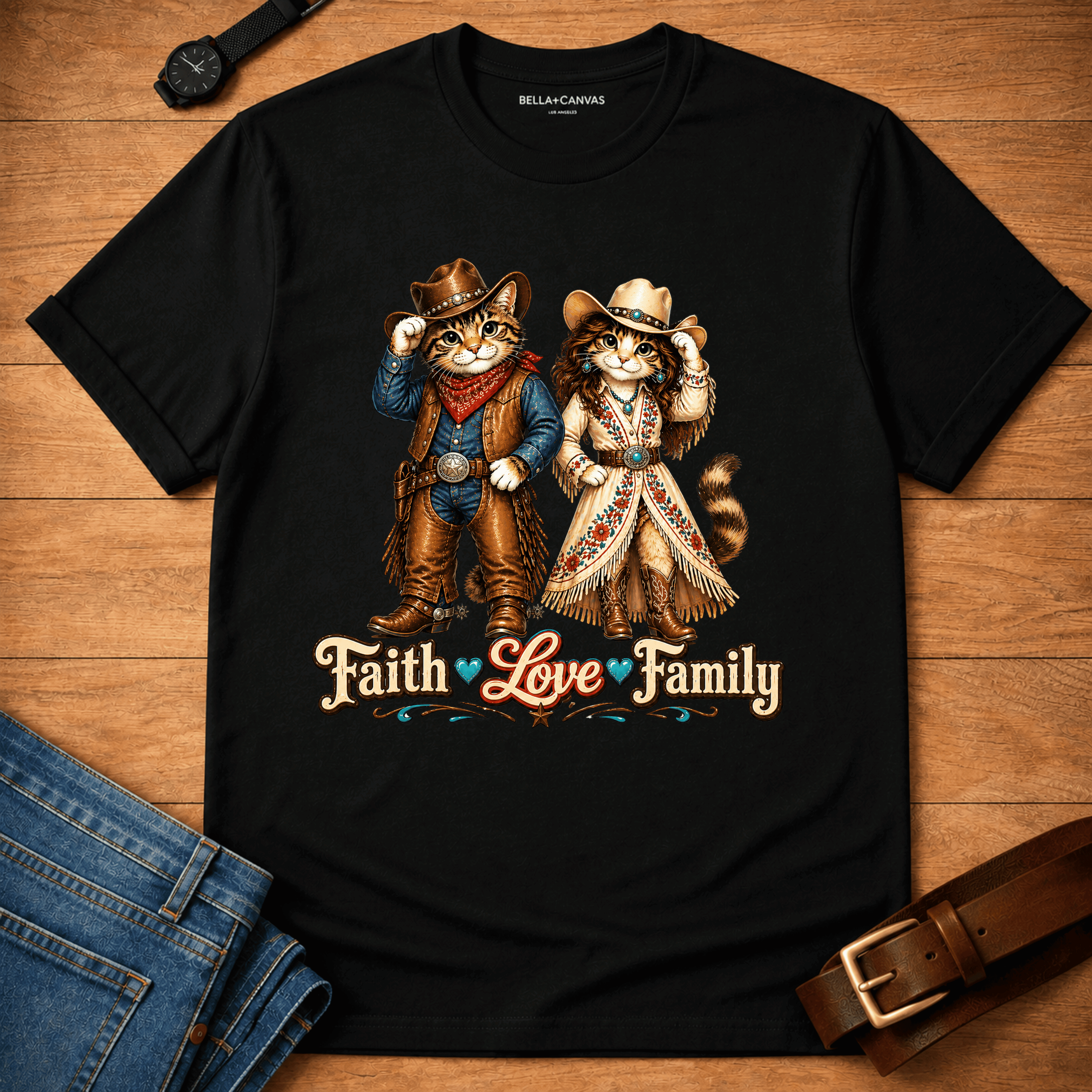 Faith Love Family T-shirt