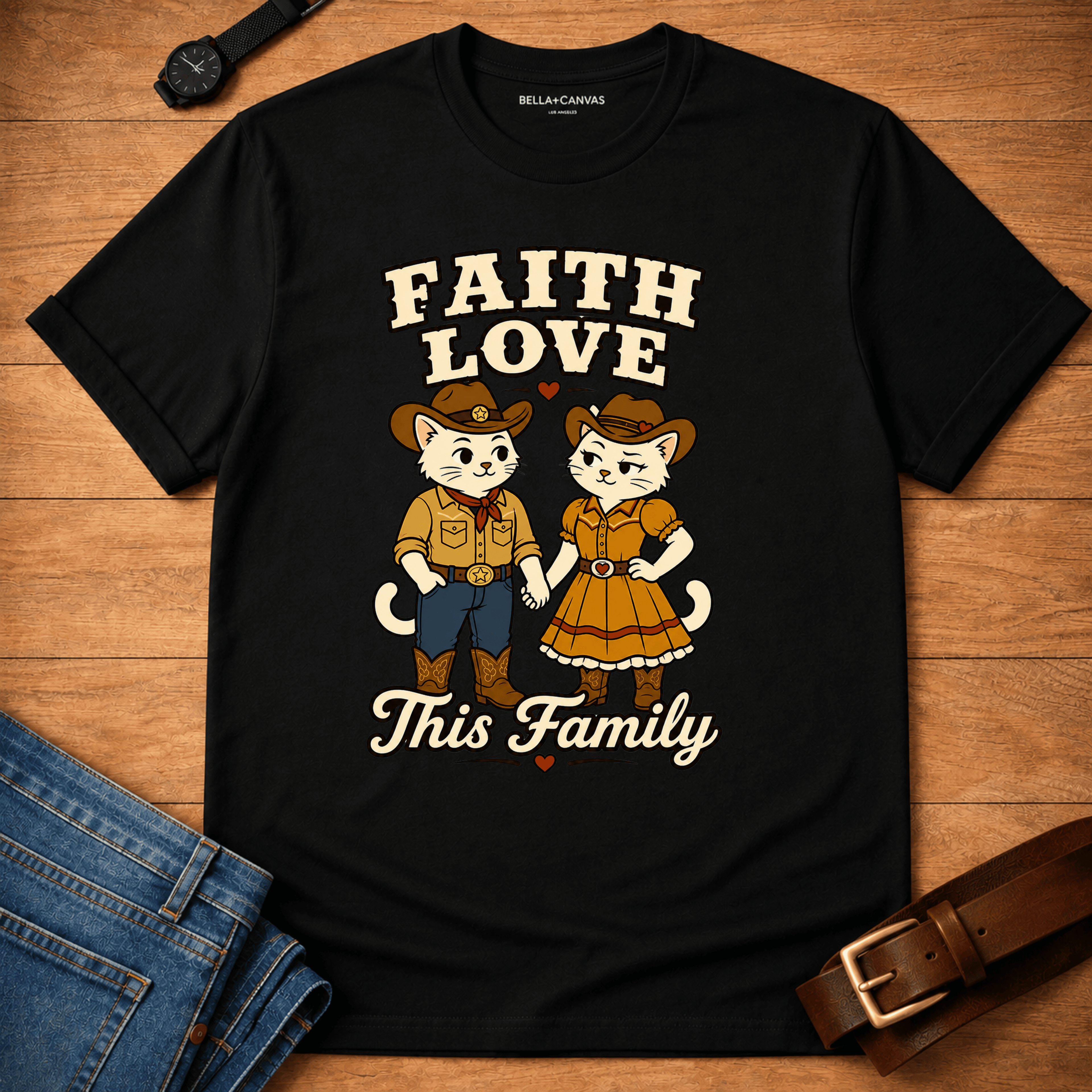 Love Faith This Family T-shirt