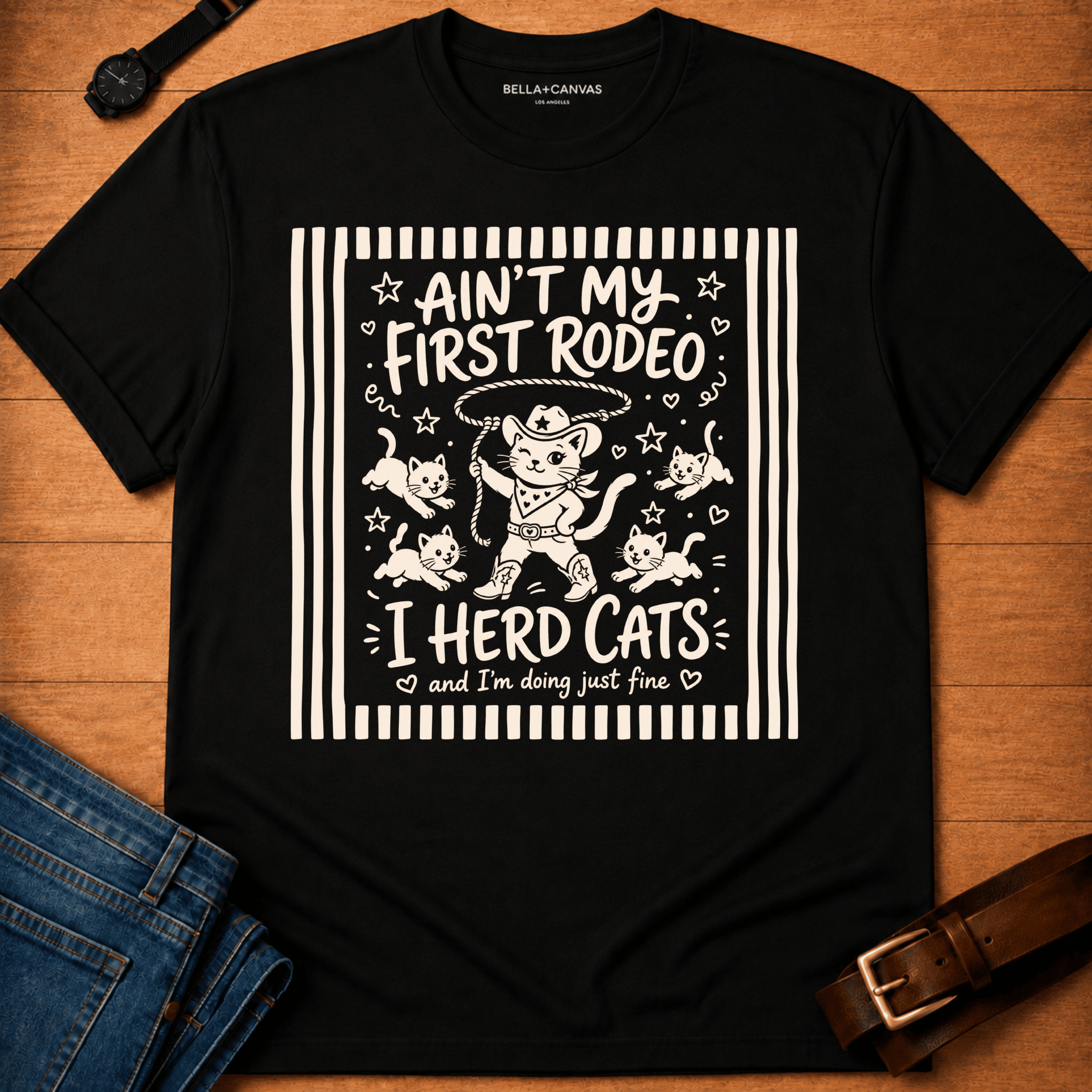 Herd Cats Stripes T-shirt