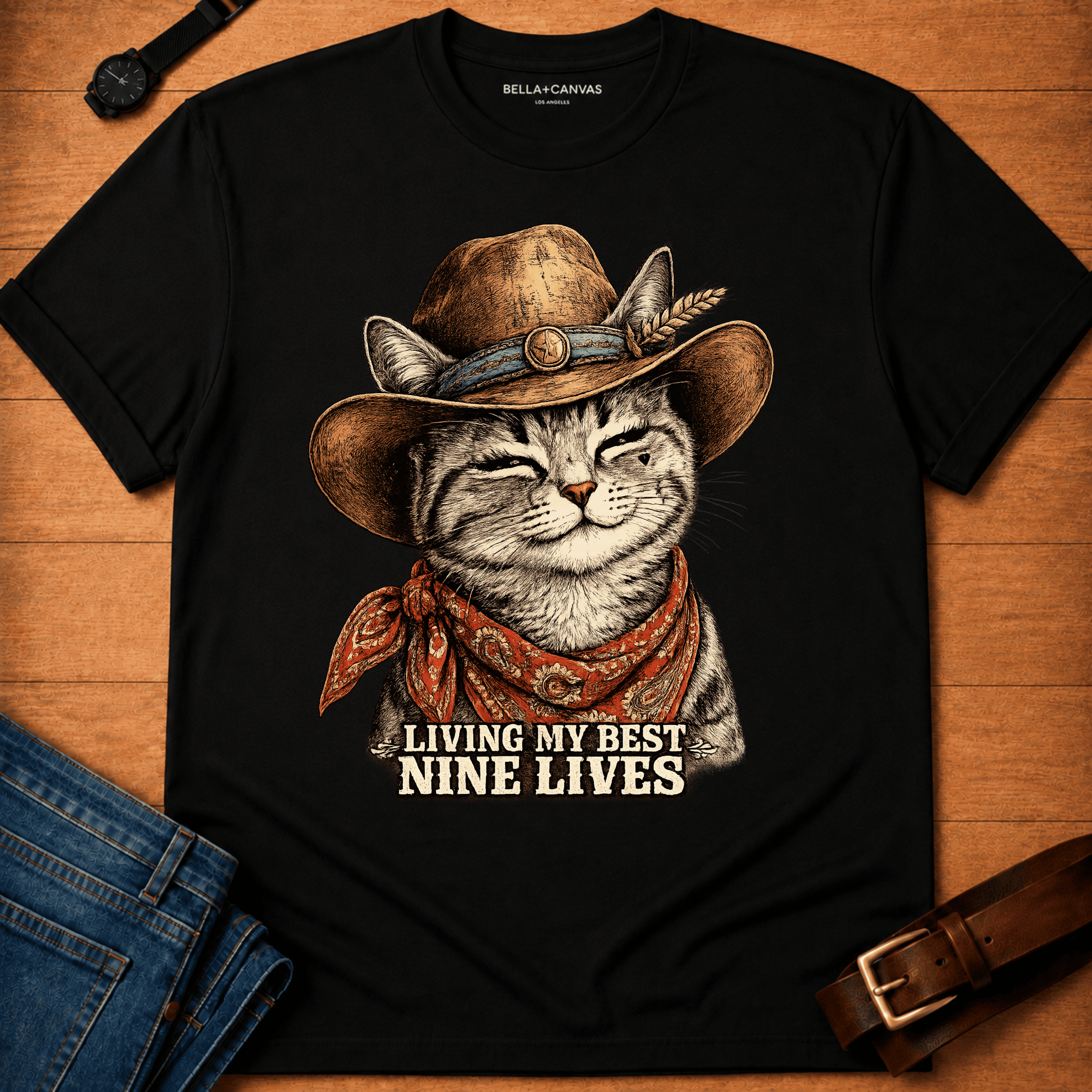 Best Nine Lives Tabby t-shirt