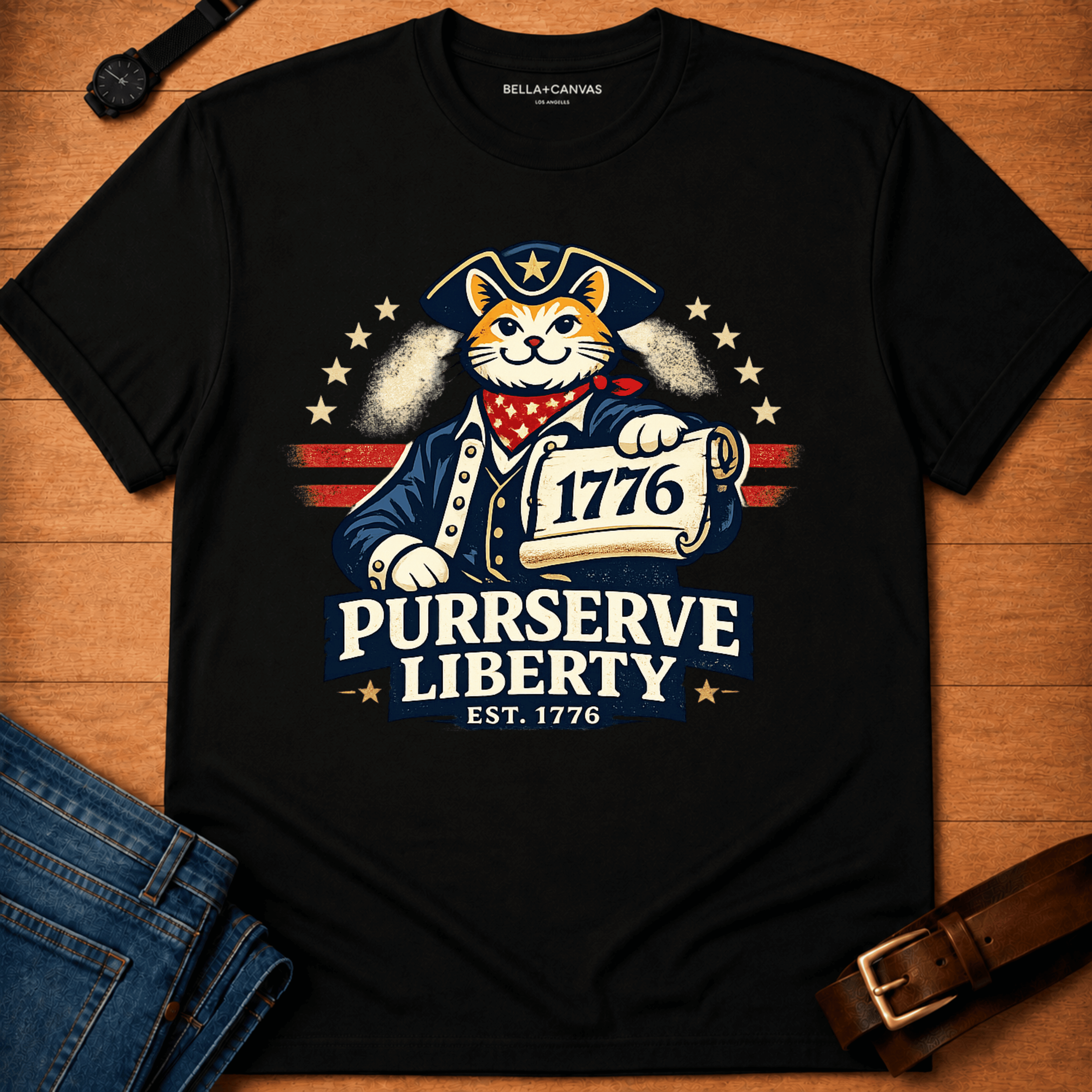 Purrserve Liberty T-shirt
