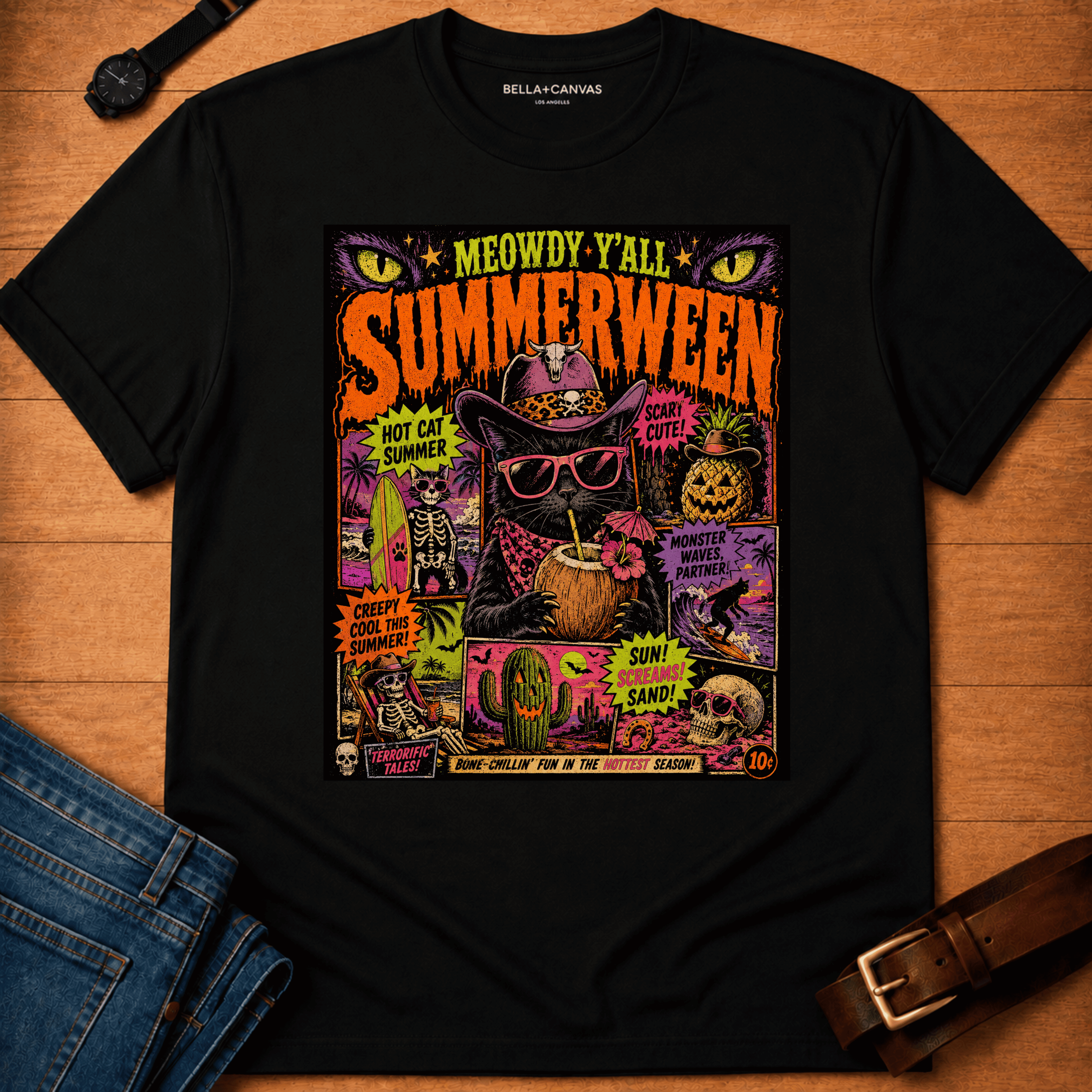 Summerween Collage t-shirt
