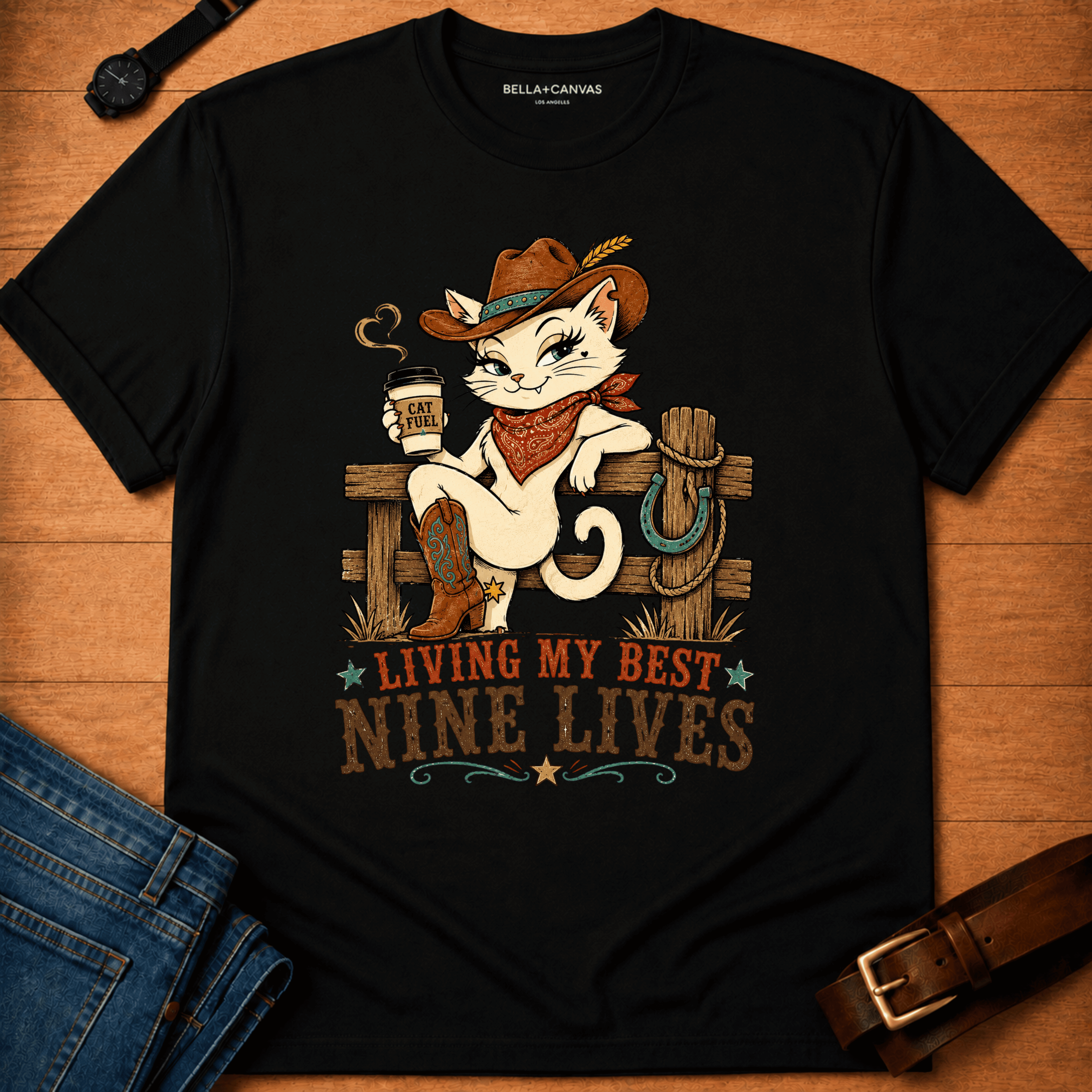 Best 9 lives Dixie Coffee T-shirt