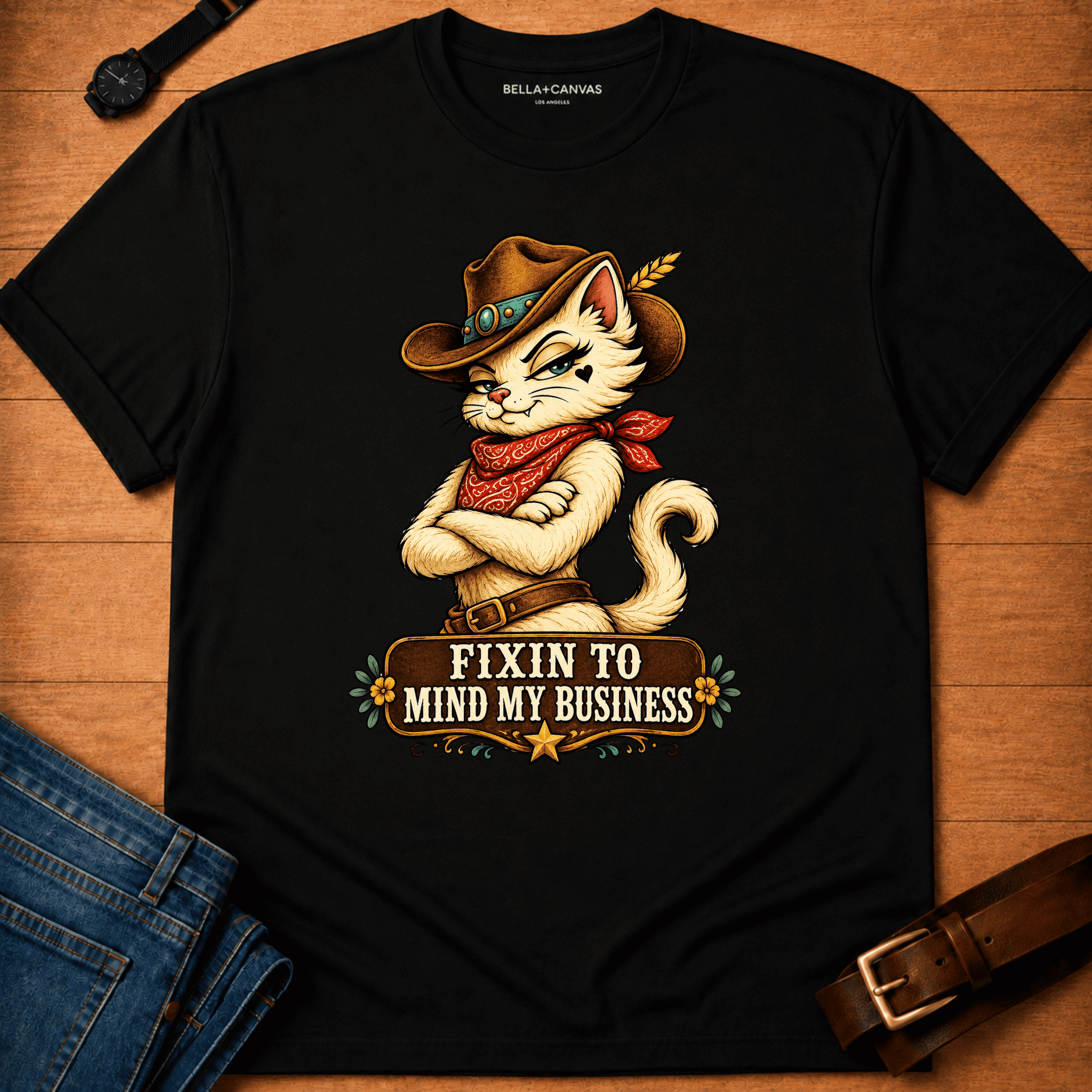 Fixin to Mind My Business - Mia T-shirt