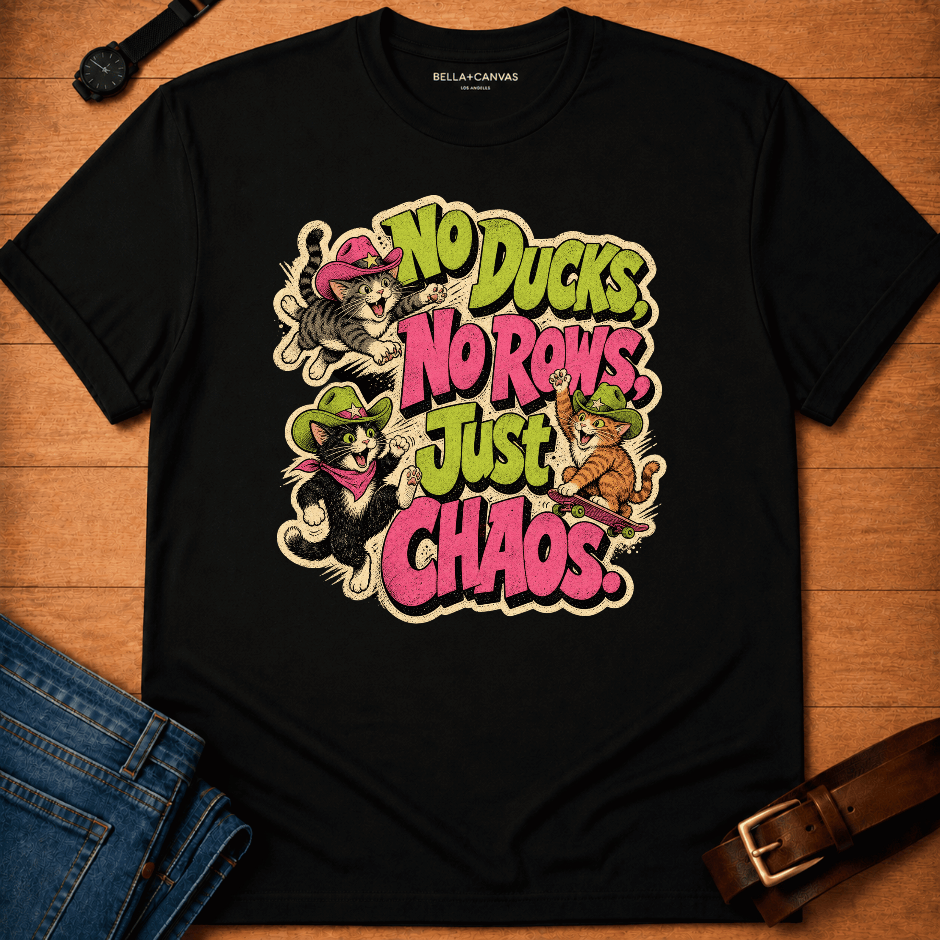 No Ducks Comic Style T-shirt