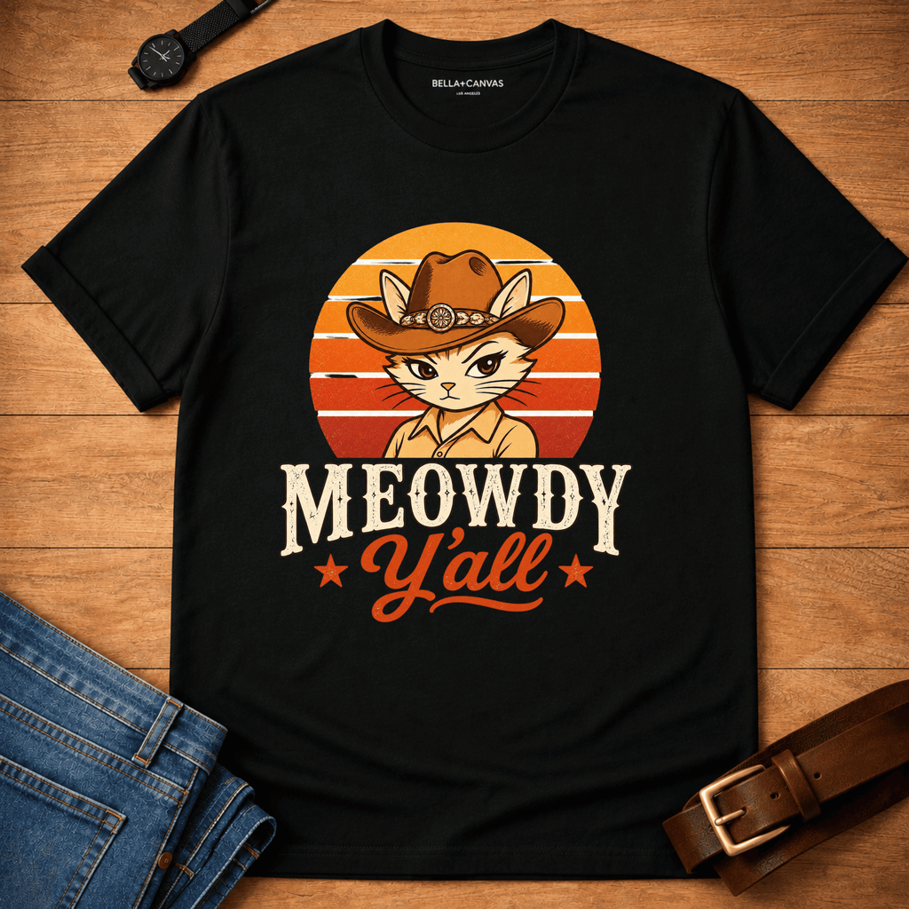 Meowdy Y'all v2 T-shirt