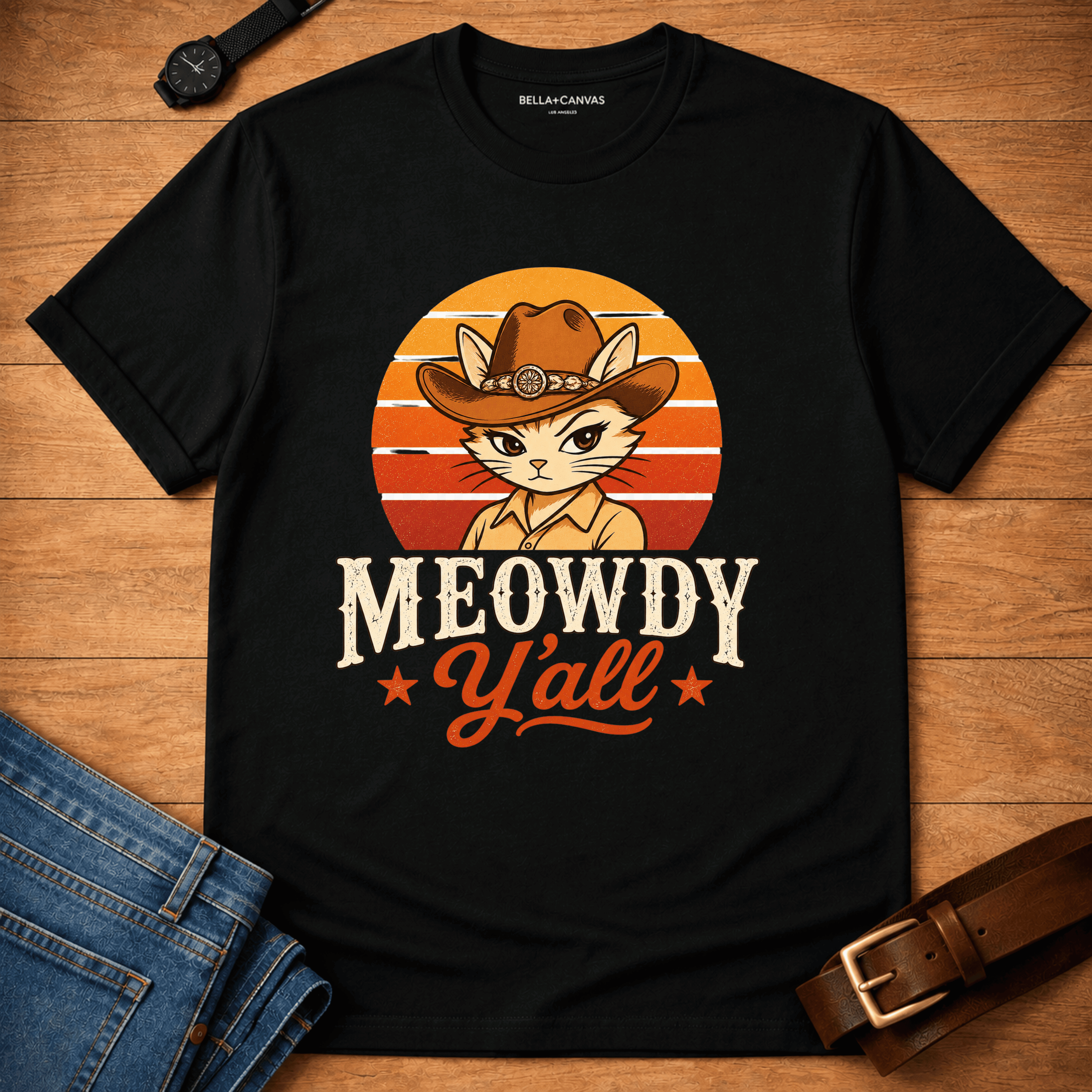 Meowdy Y'all v2 T-shirt