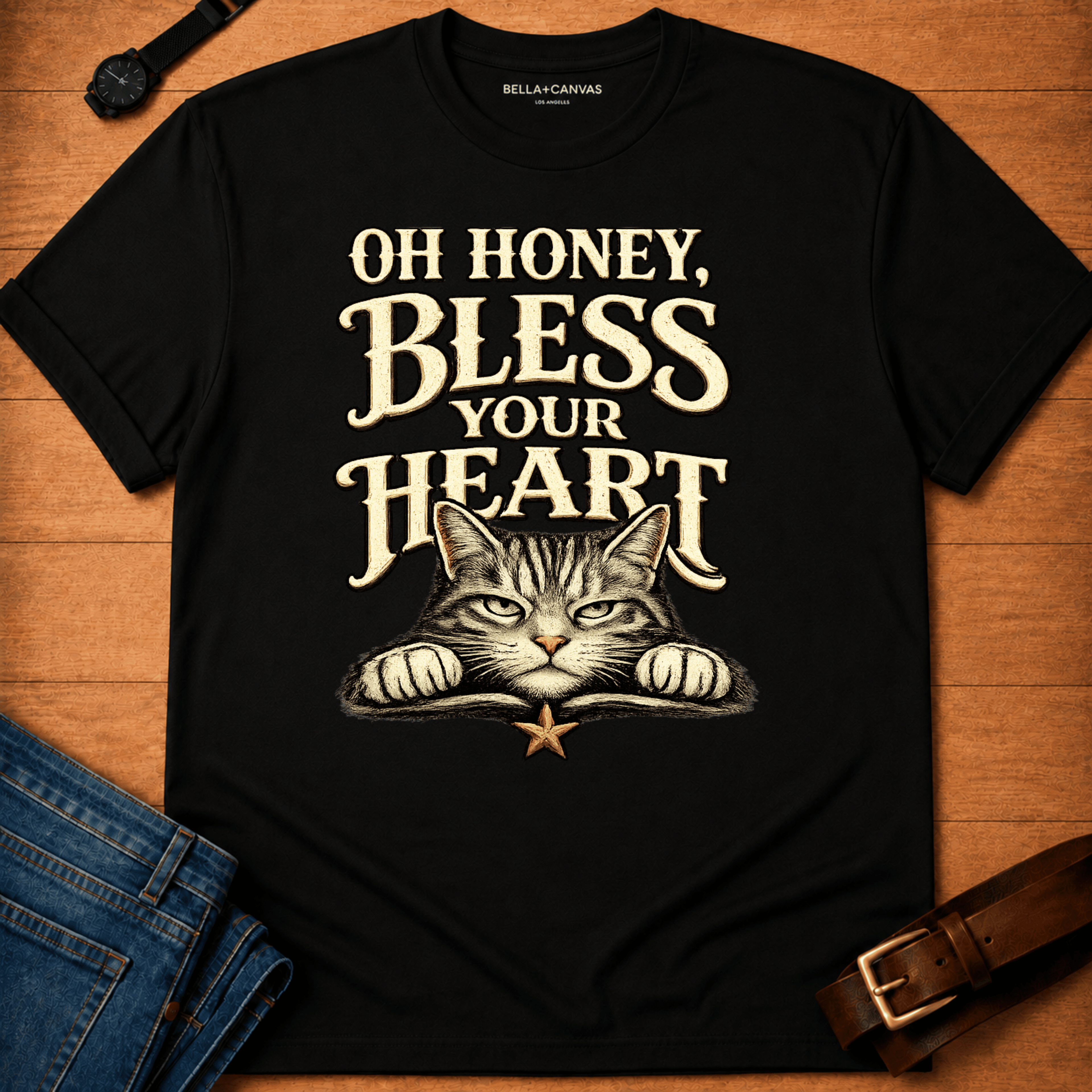Bless your heart text T-shirt