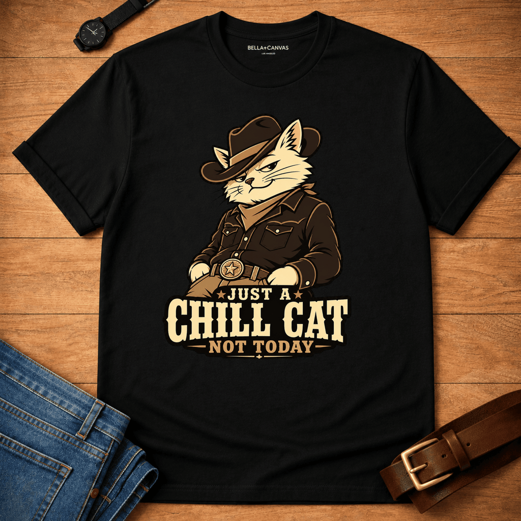 Chill Cat - Not Today T-shirt