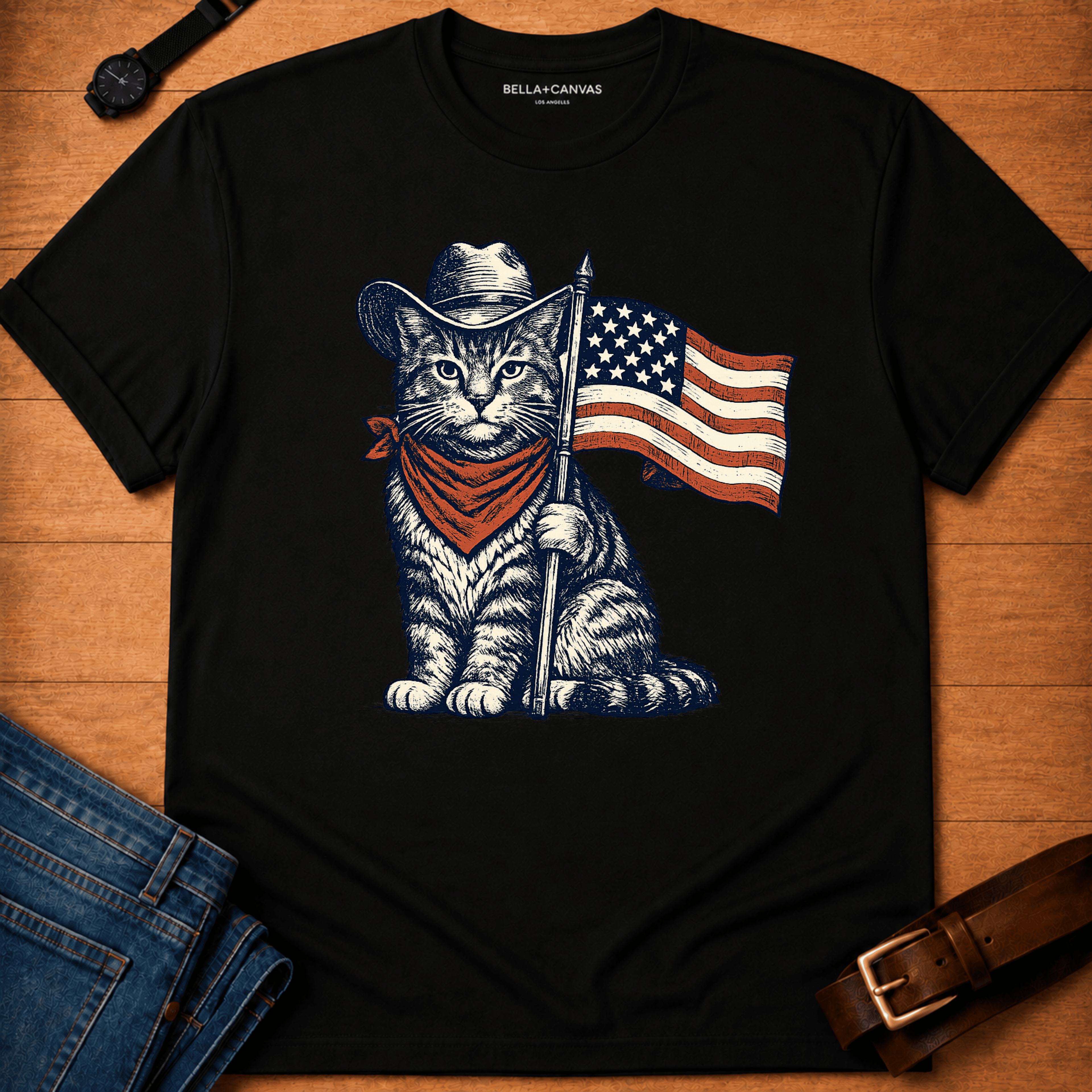 Patriotic Kitty T-shirt