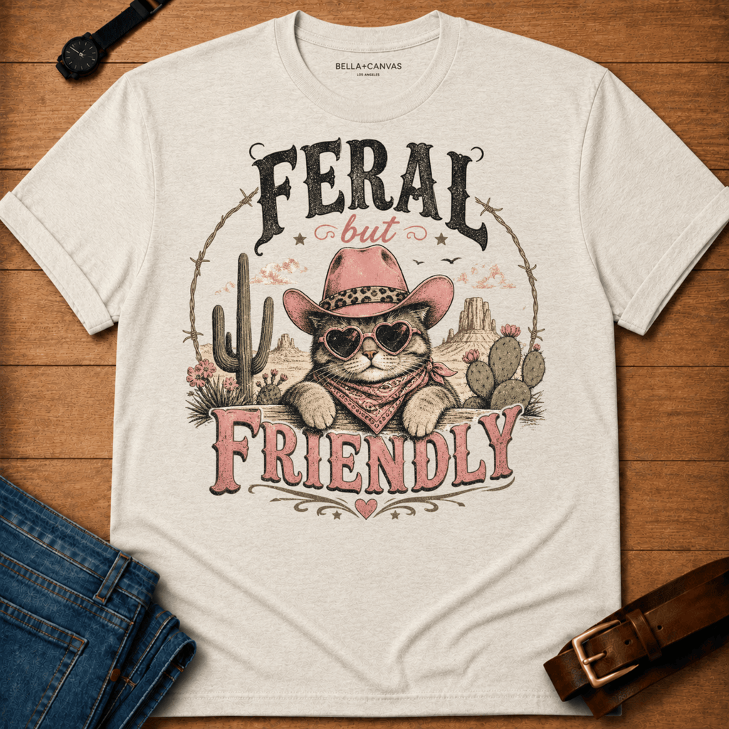 Feral but Friendly Desert T-shirt