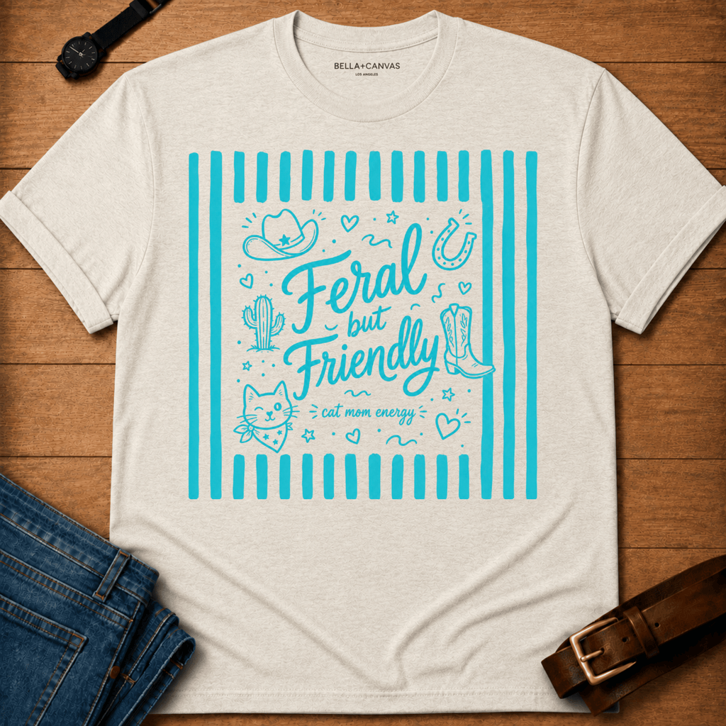 Feral but Friendly Stripes T-shirt