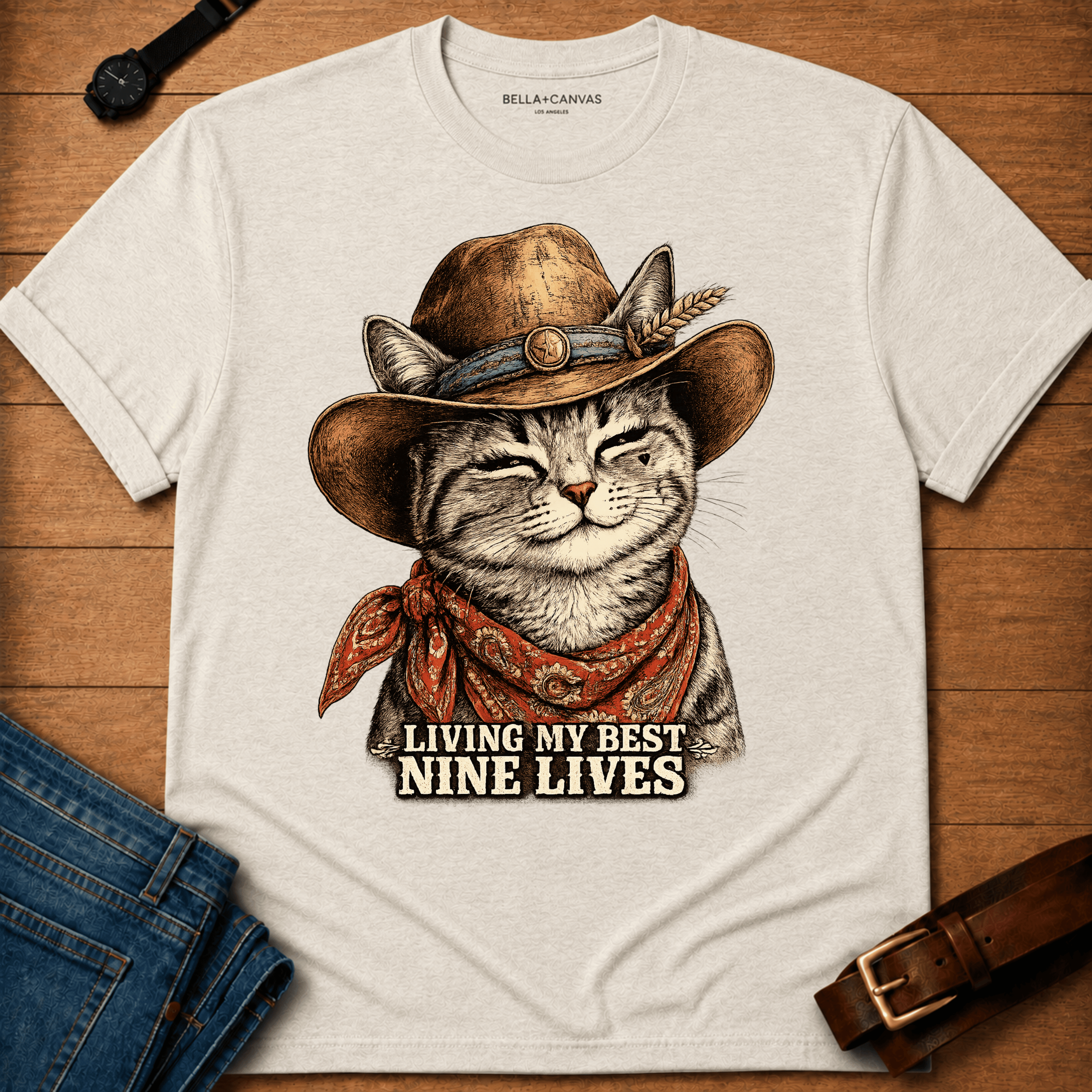 Best Nine Lives Tabby t-shirt