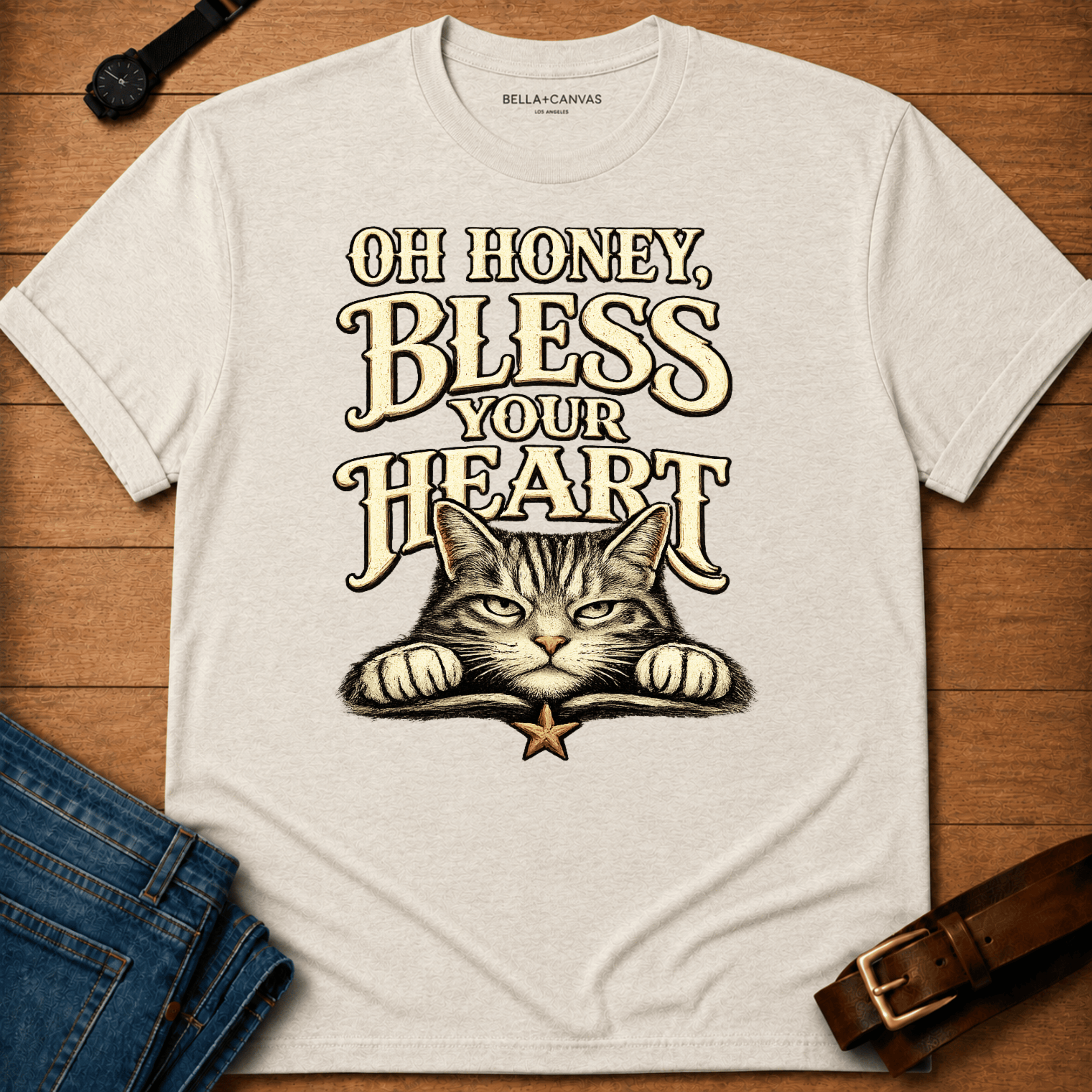 Bless your heart text T-shirt