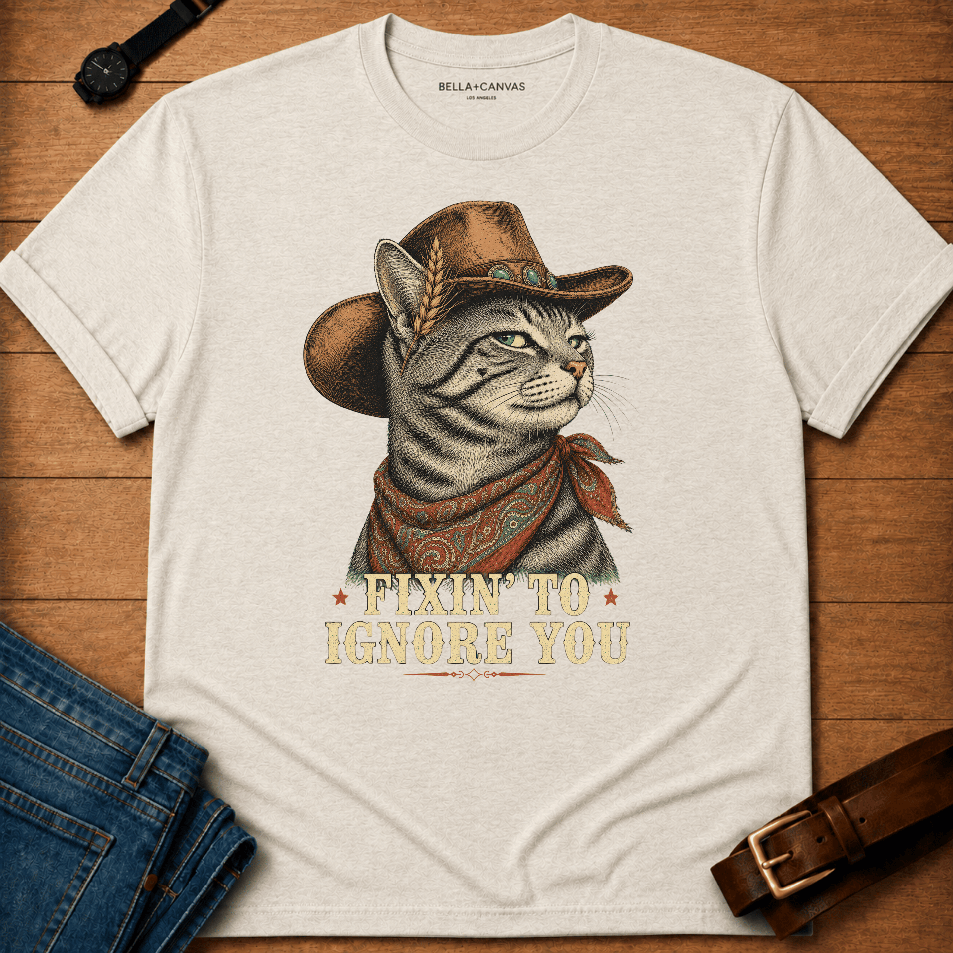 Fixin to Ignore Tabby T-shirt