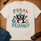 Feral but Friendly Child Drawing T-shirt