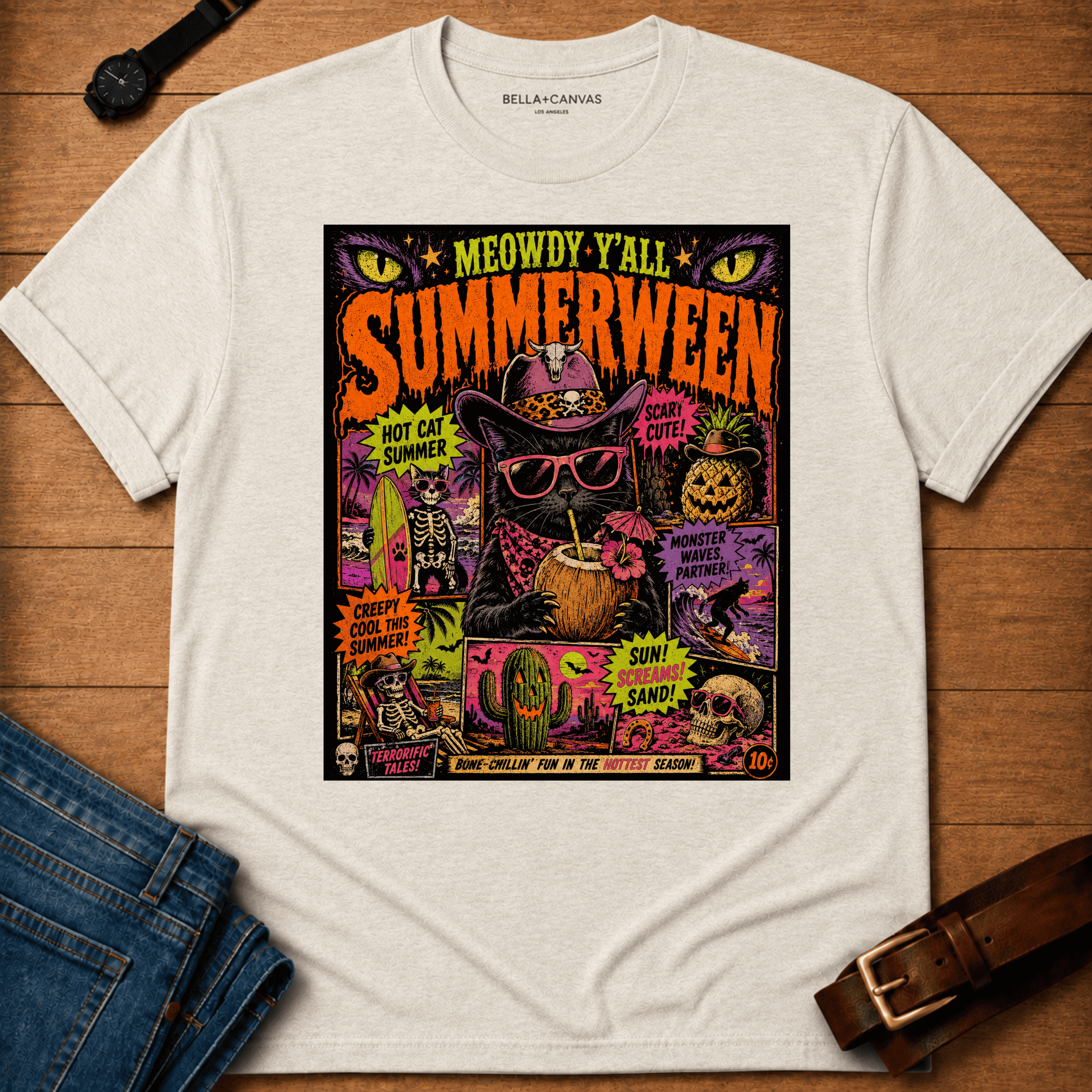 Summerween Collage t-shirt