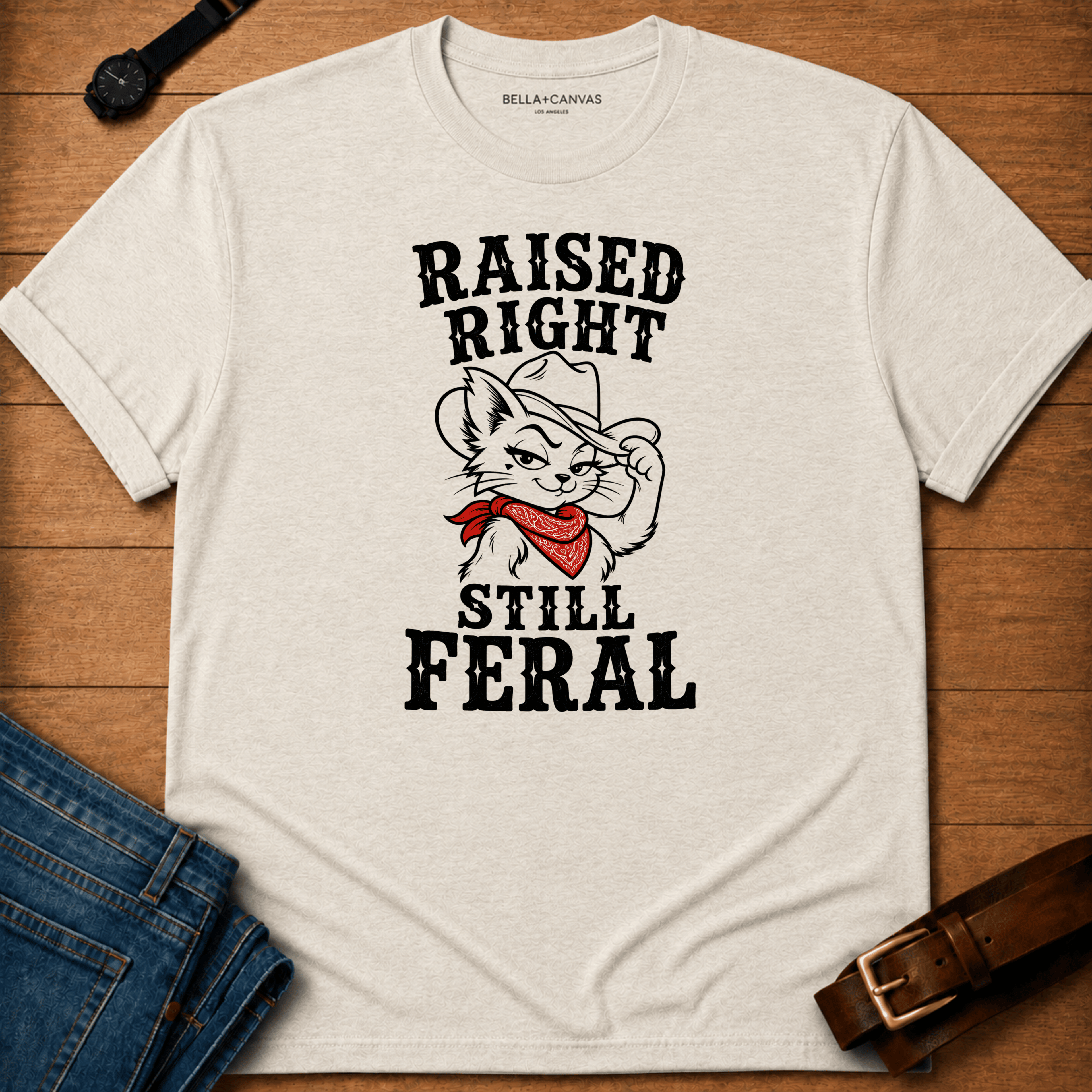 Still Feral t-shirt
