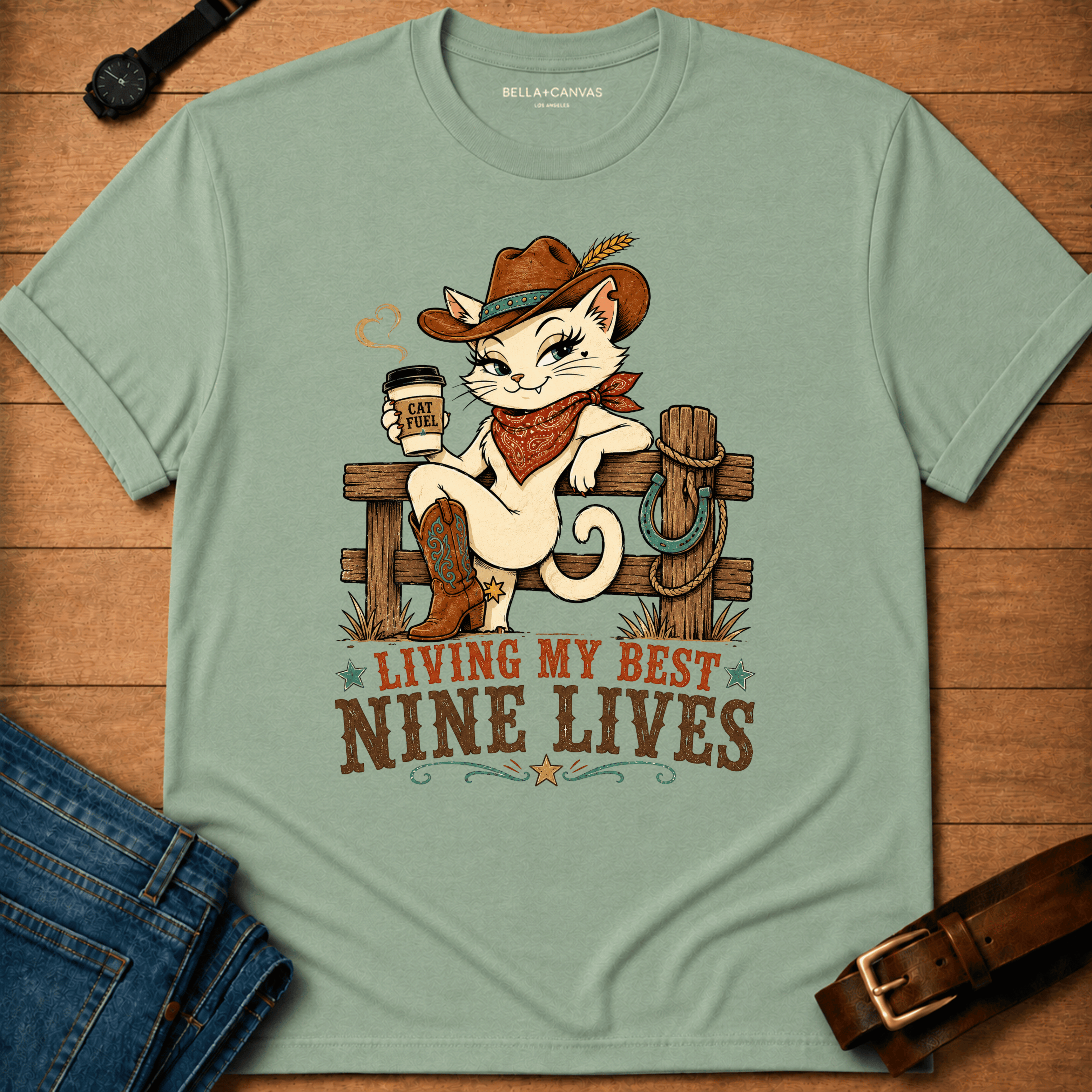 Best 9 lives Dixie Coffee T-shirt
