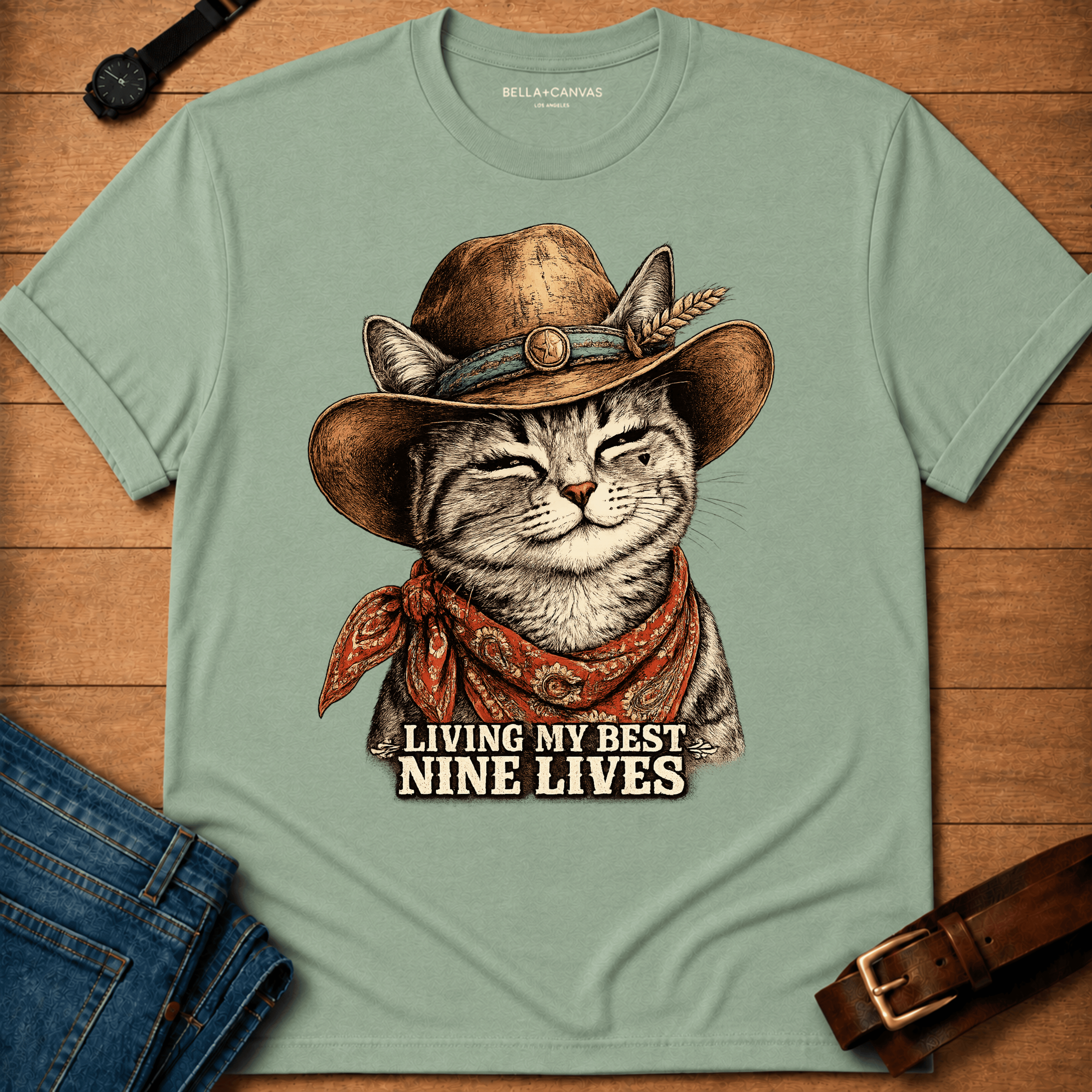 Best Nine Lives Tabby t-shirt