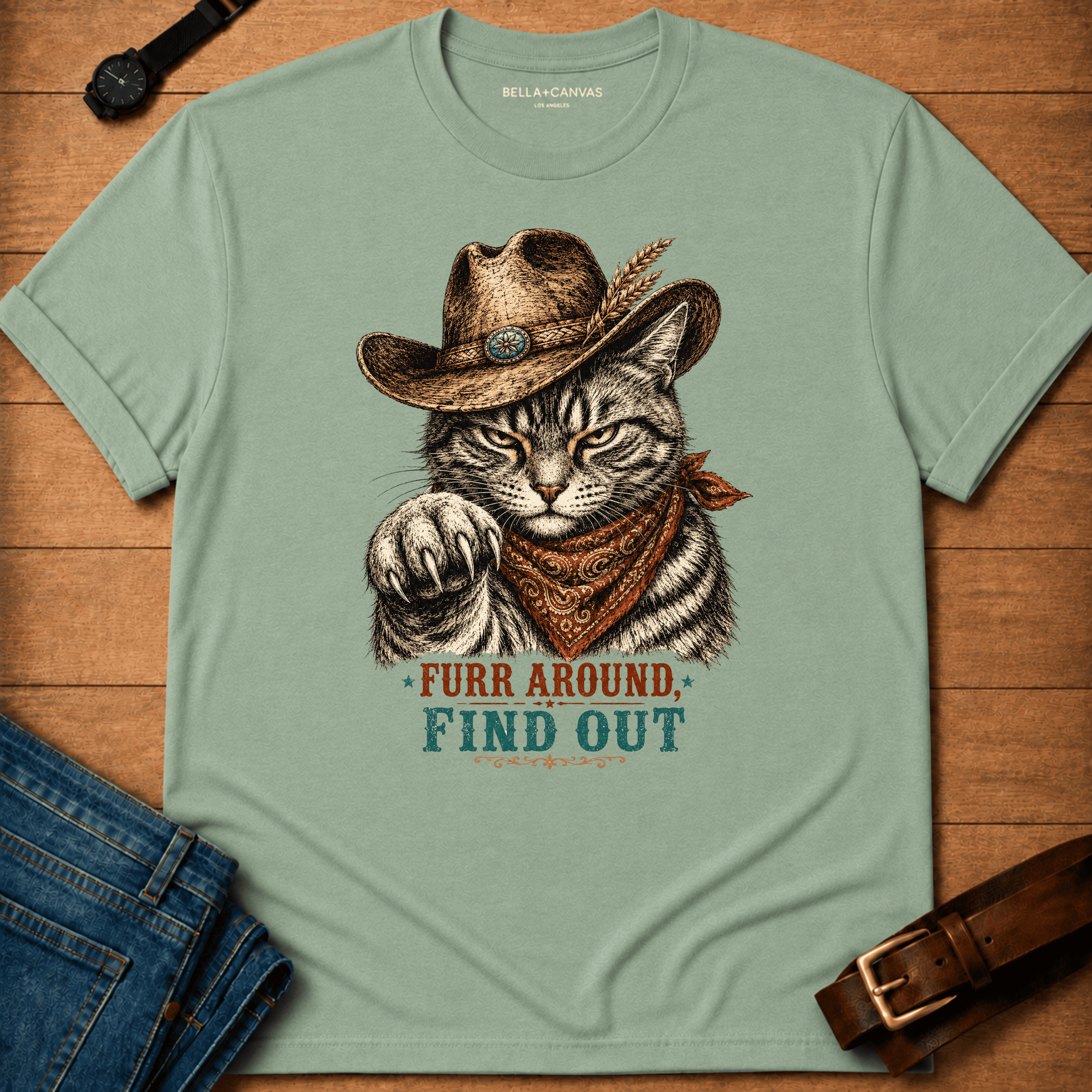 Furr Around Tabby T-shirt