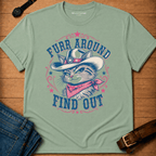Furr Around Pink Trim t-shirt