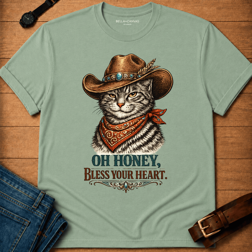 Bless Your Heart Tabby T-shirt