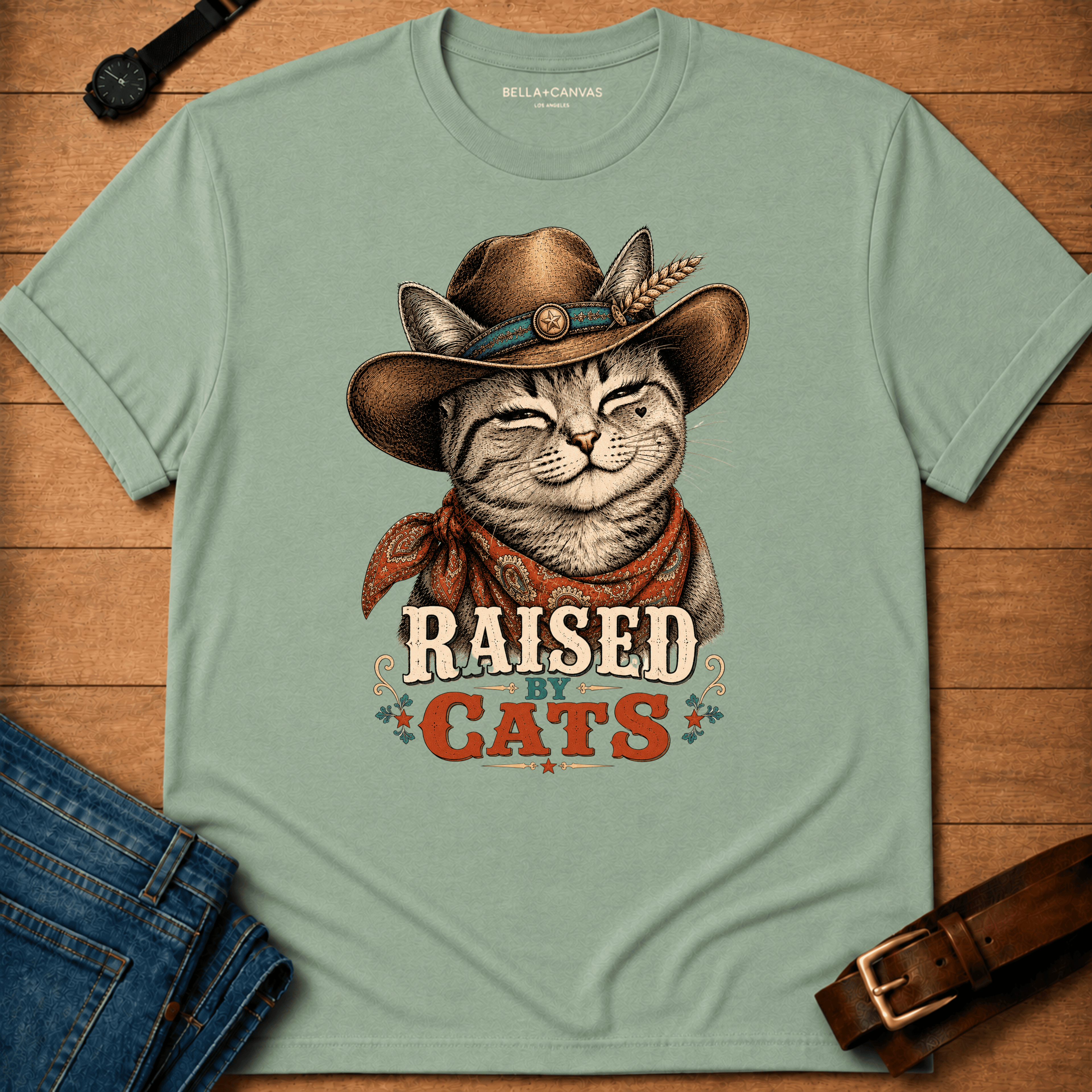 Raised by Cats T-shirt