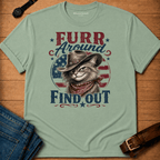 Furr Around Flag t-shirt