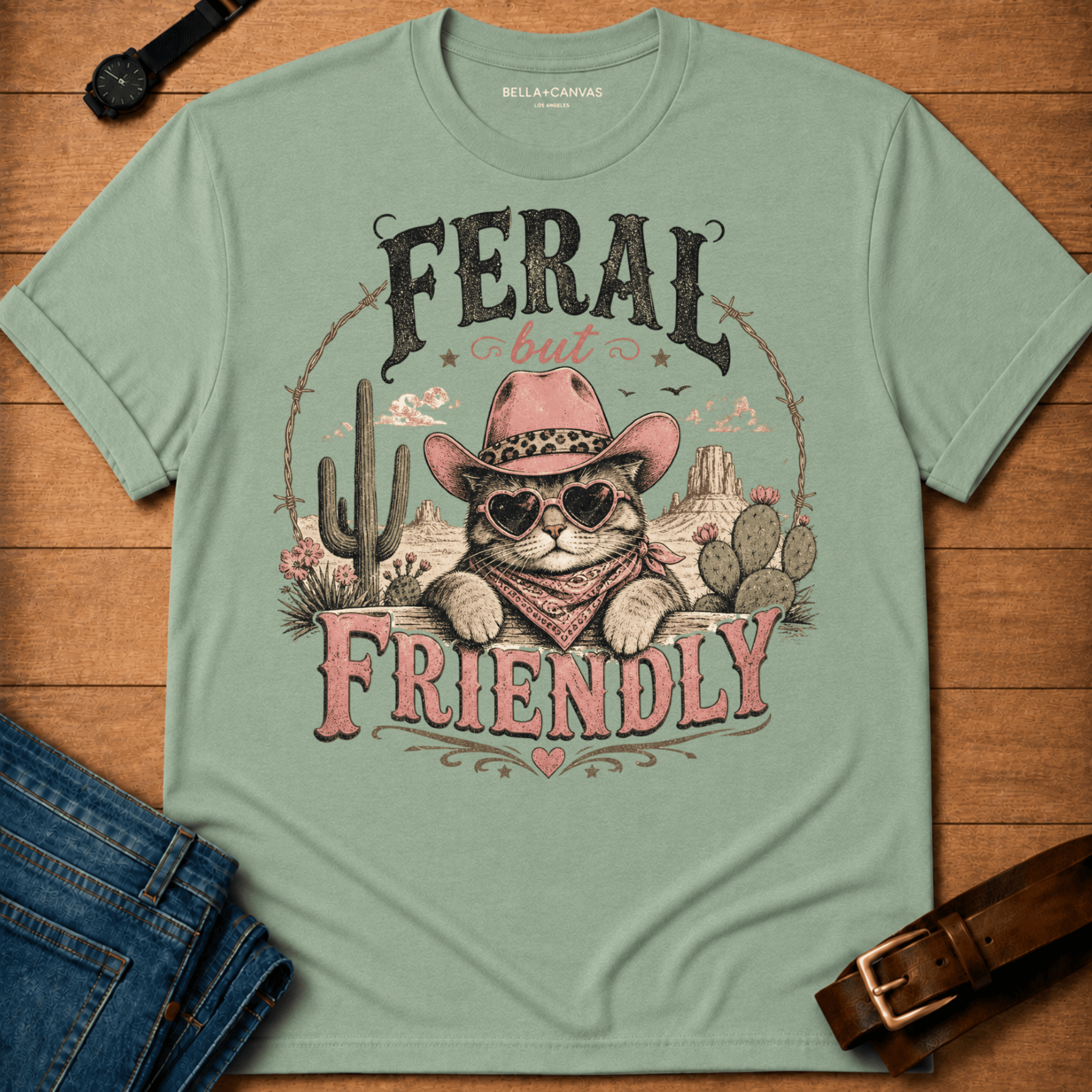 Feral but Friendly Desert T-shirt