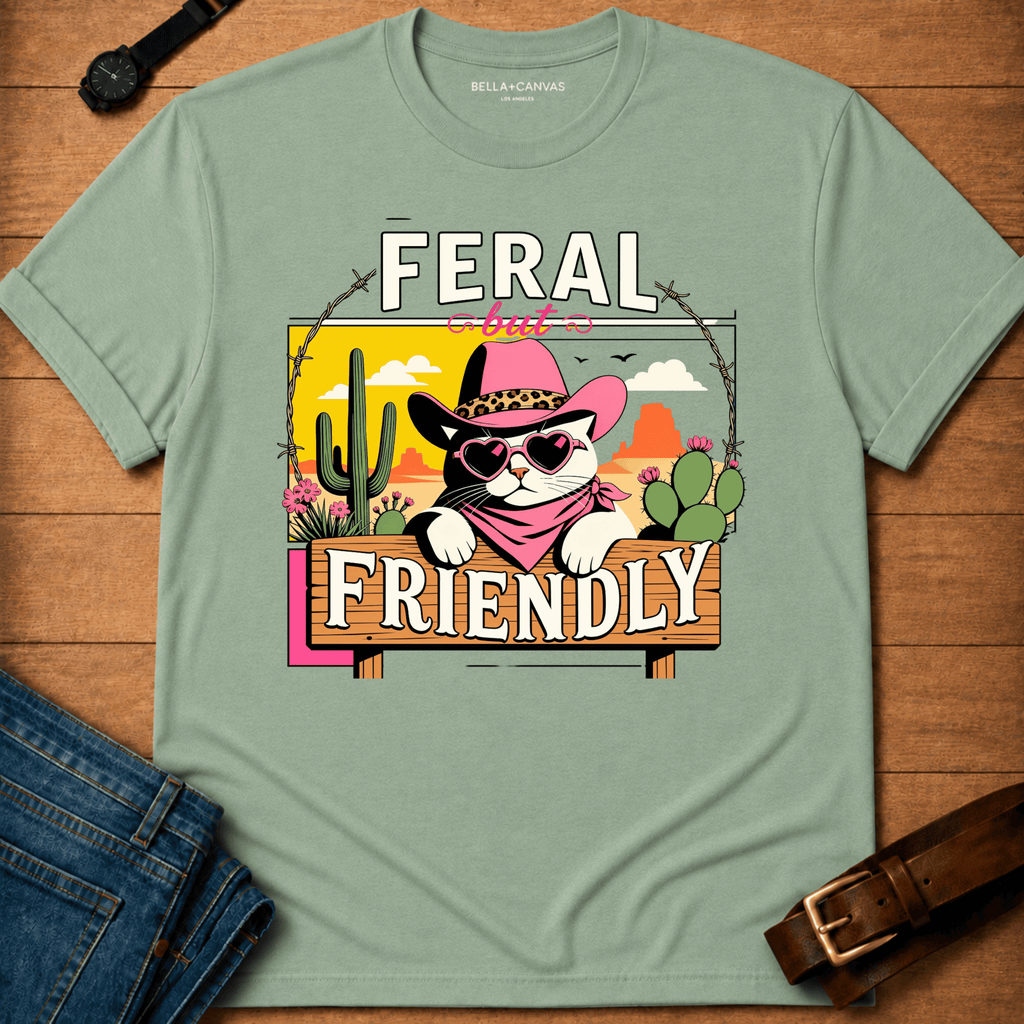 Feral but Friendly Summer T-shirt