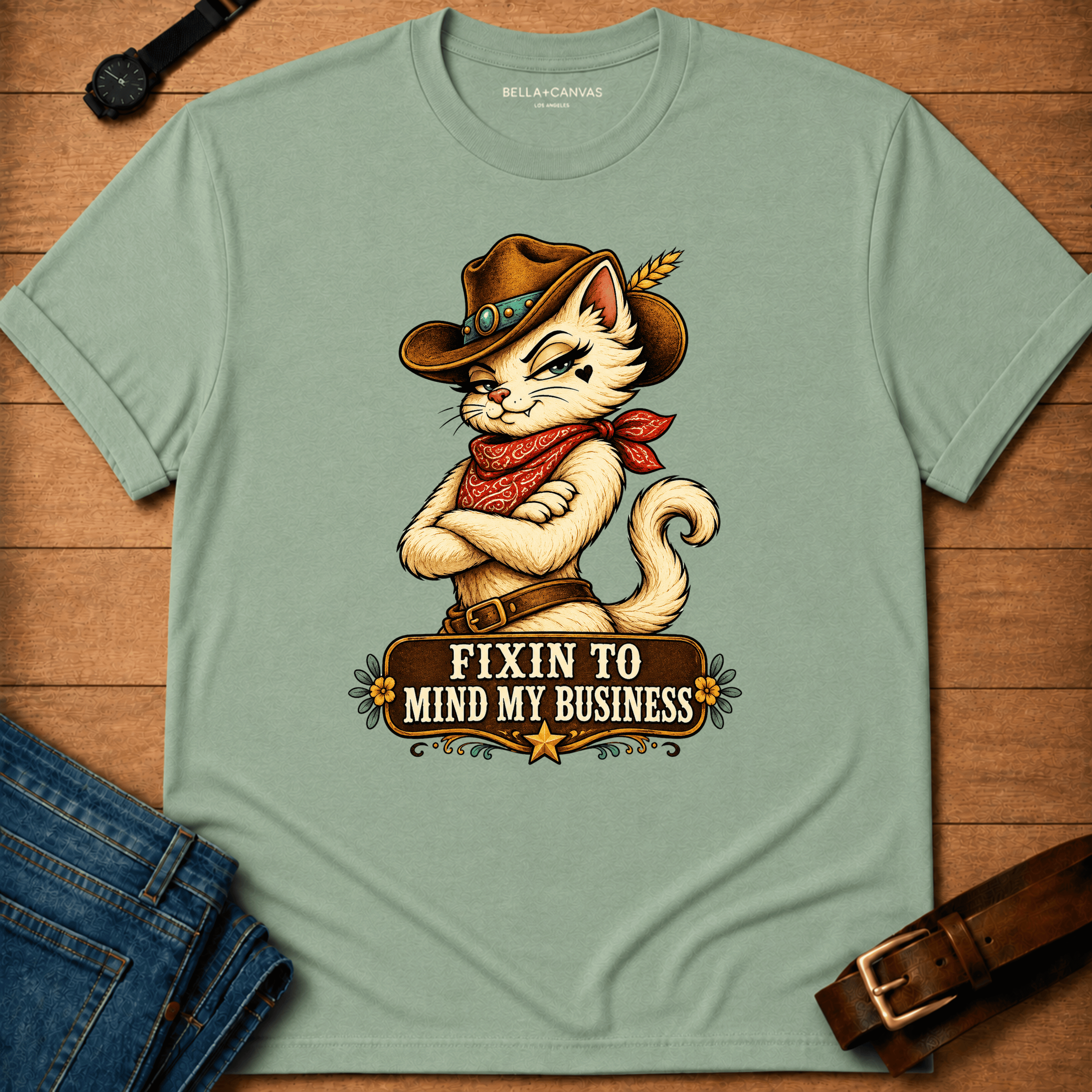 Fixin to Mind My Business - Mia T-shirt