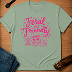 Feral but Friendly Doodle T-shirt