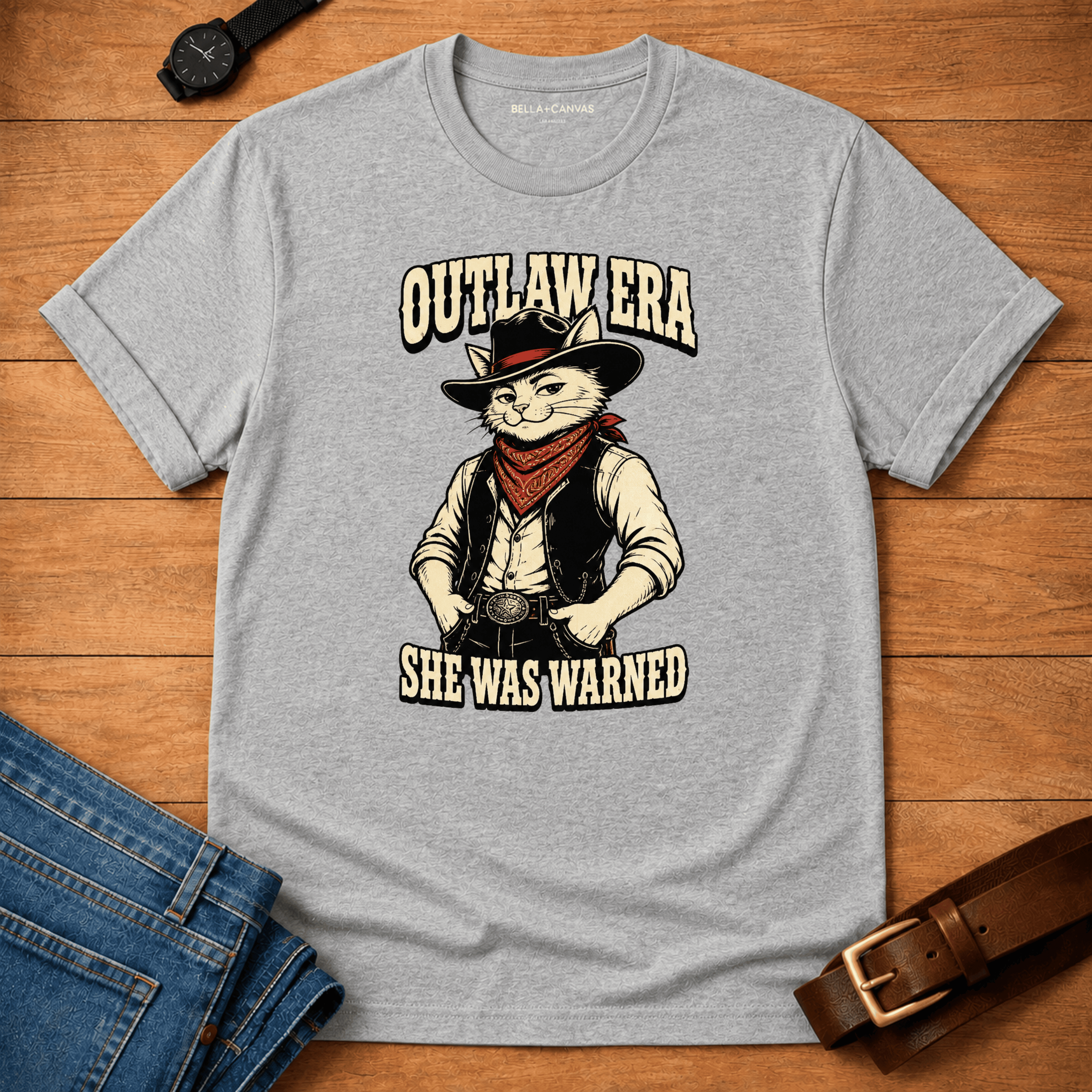 Outlaw Era - She was Warned T-shirt