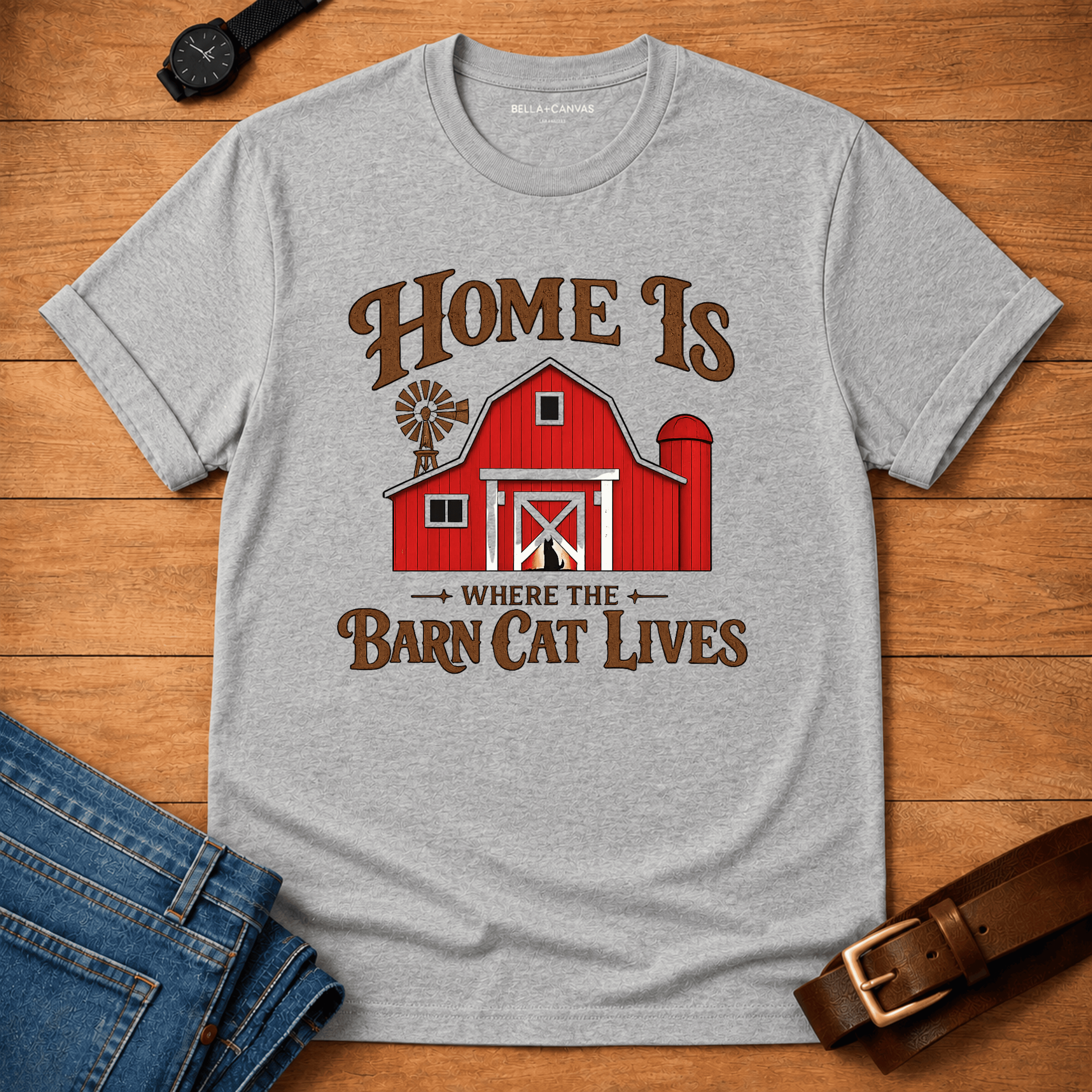 Barn Cat Home T-shirt