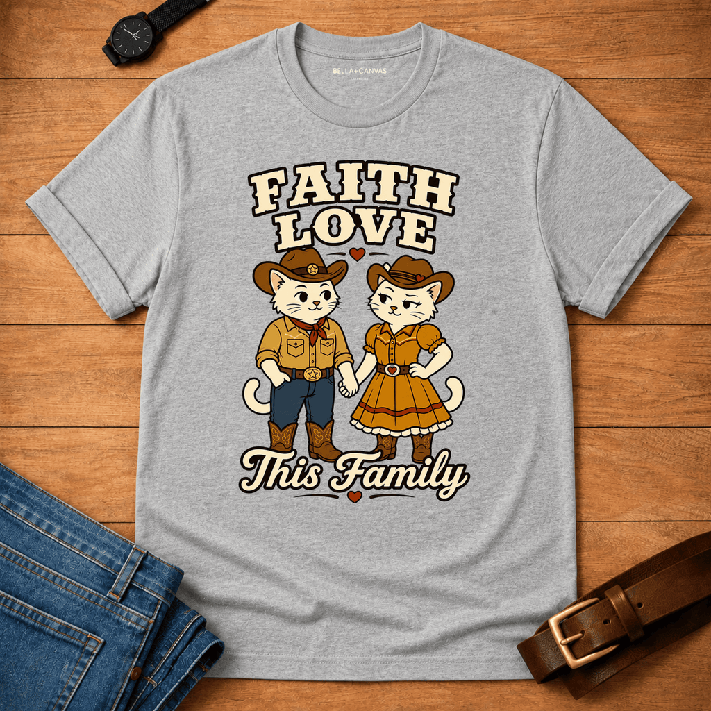 Love Faith This Family T-shirt