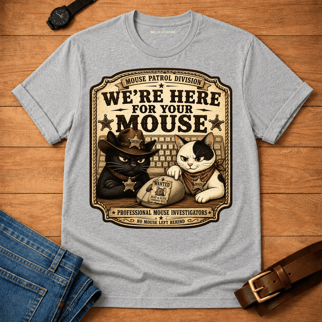 We're here for your mouse t-shirt