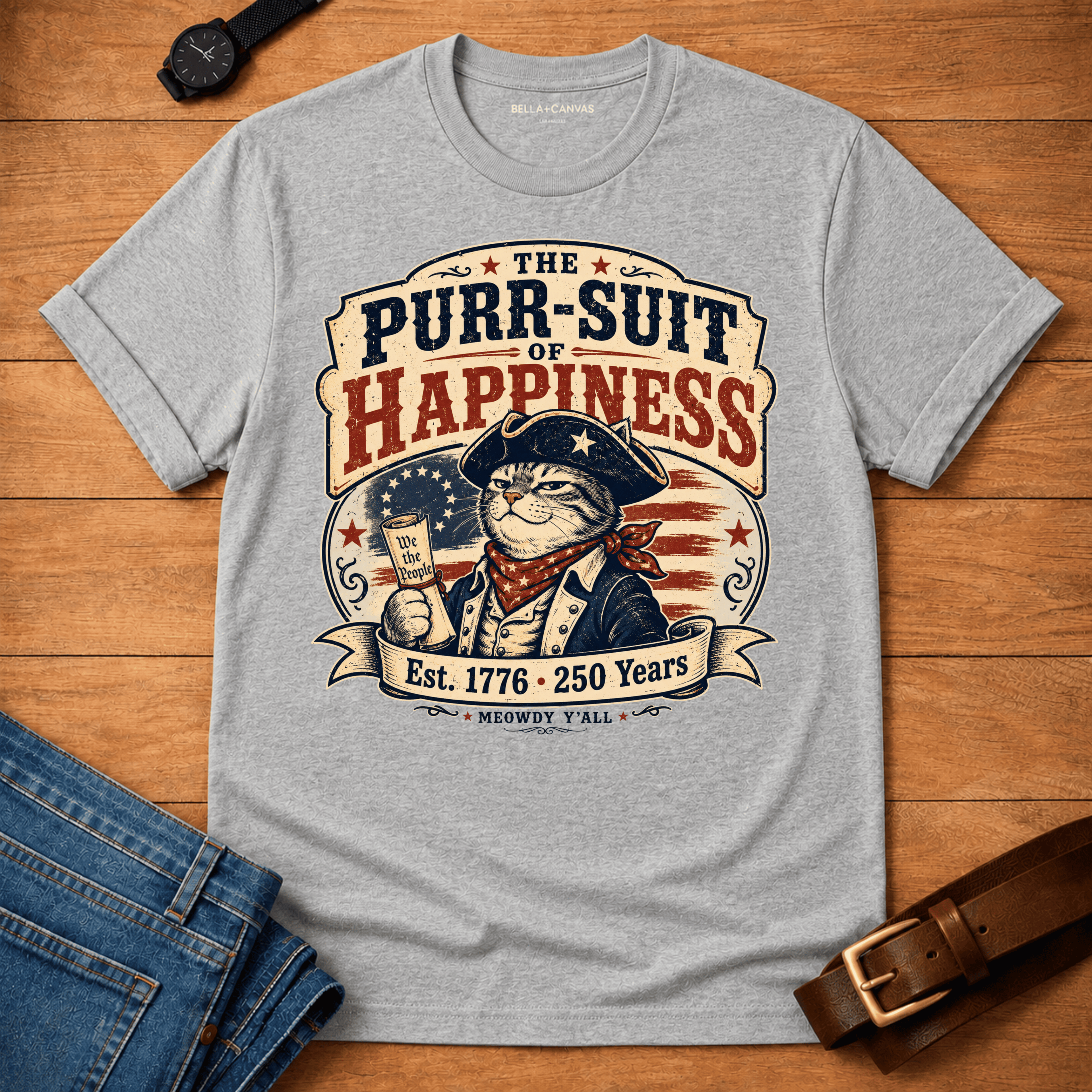 Purr-suit of Happiness T-shirt