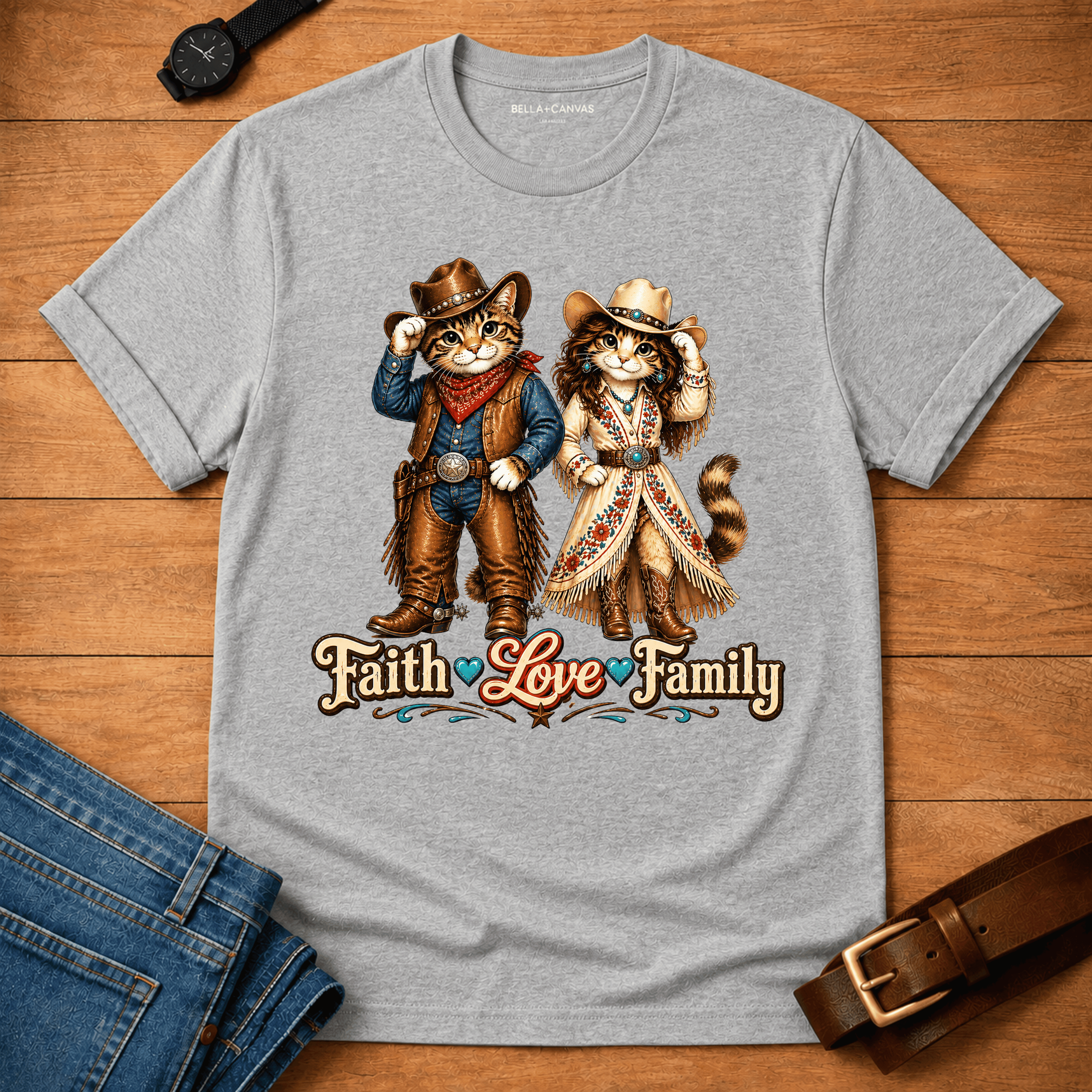 Faith Love Family T-shirt