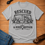 Rescued Riding Shotgun T-shirt