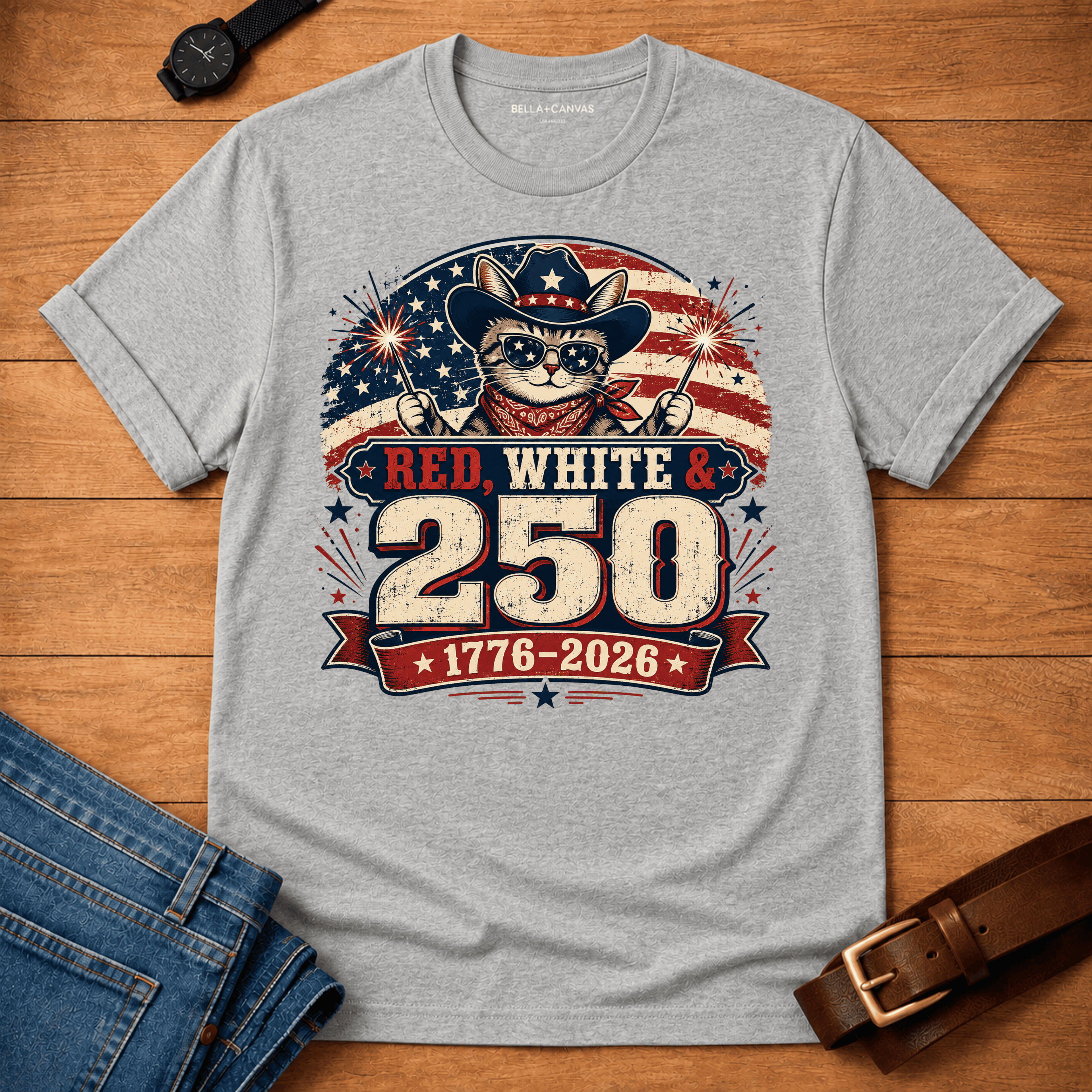 Red White 250 T-shirt