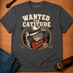 Wanted for Catitude T-shirt