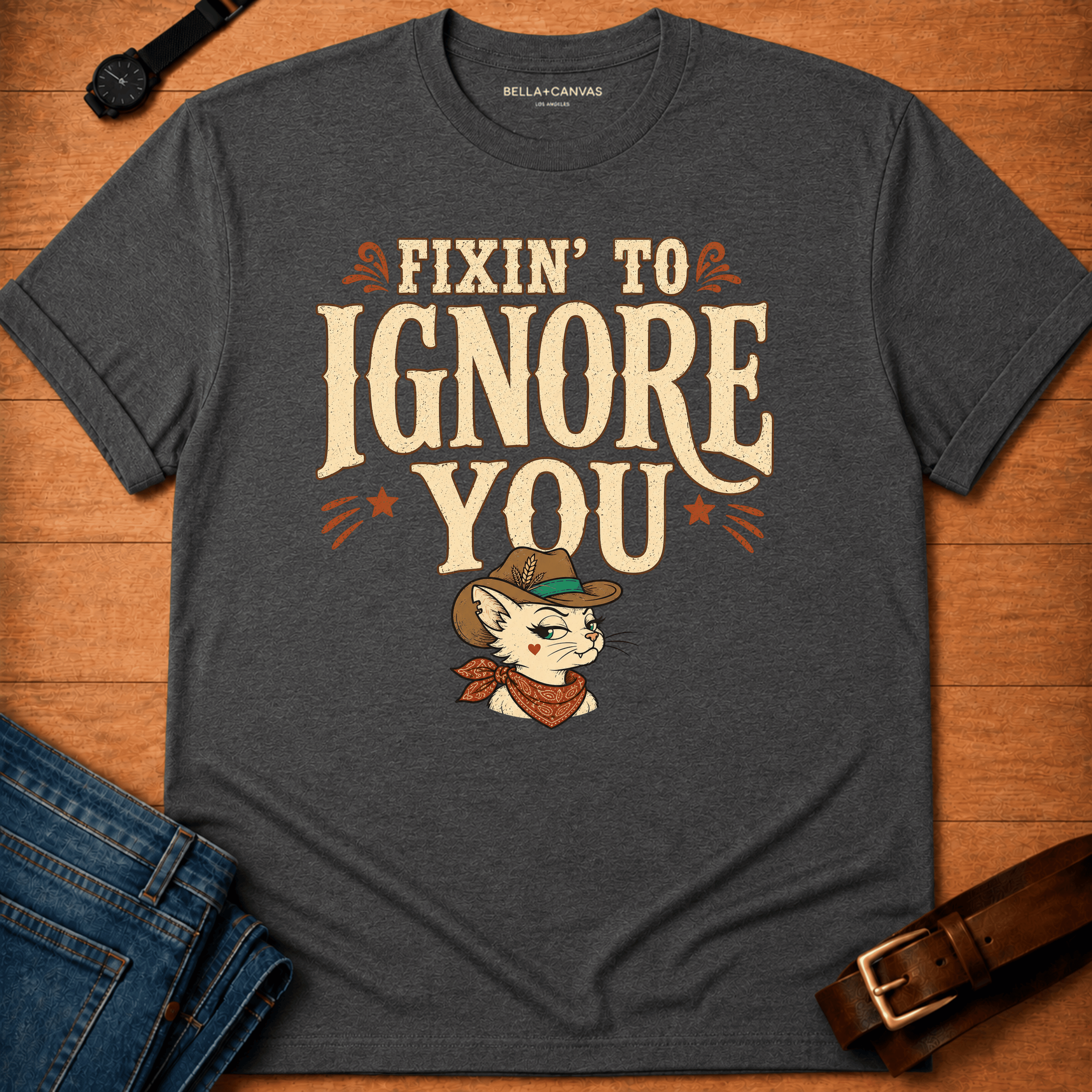 Fixin to Ignore Text & Dixie T-shirt