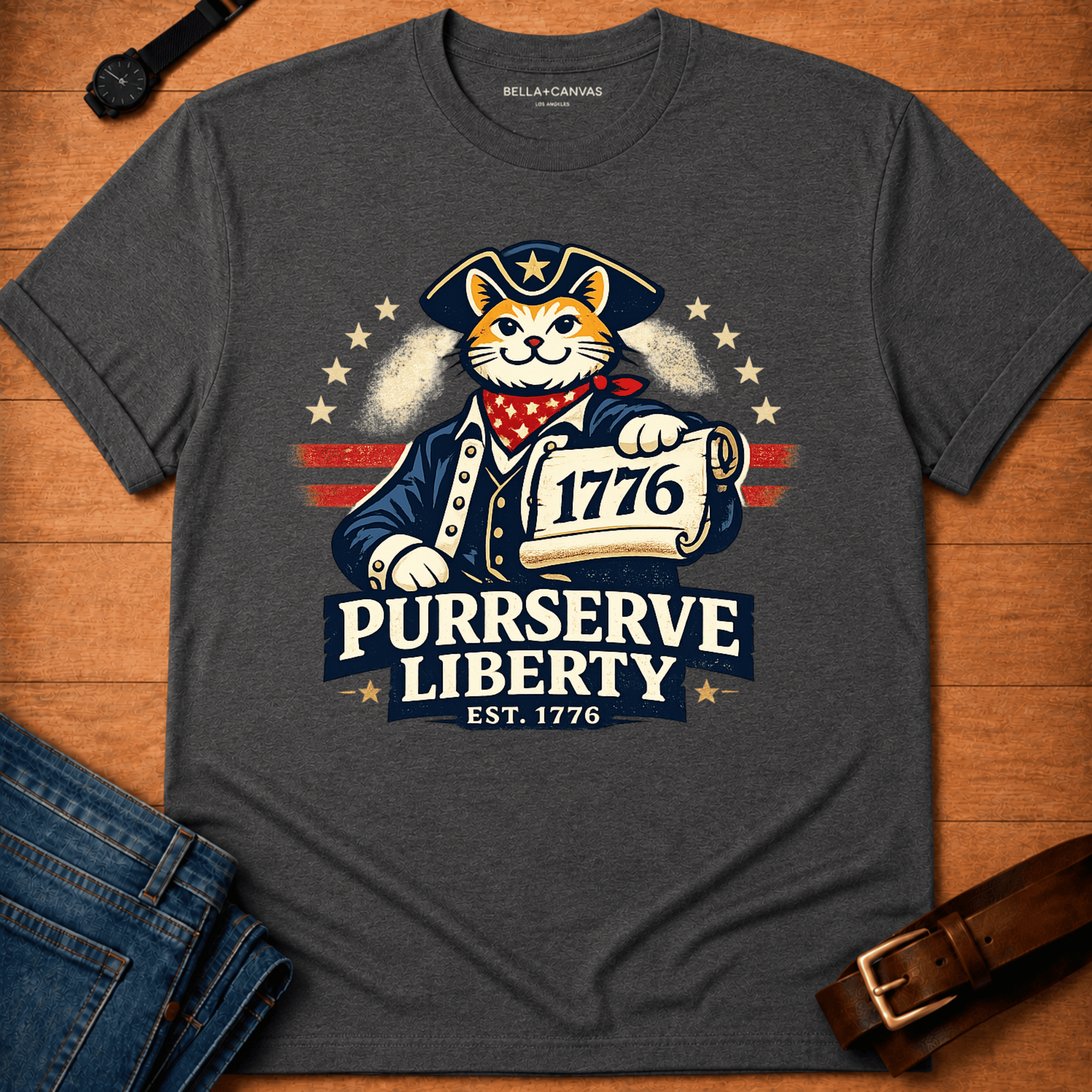 Purrserve Liberty T-shirt