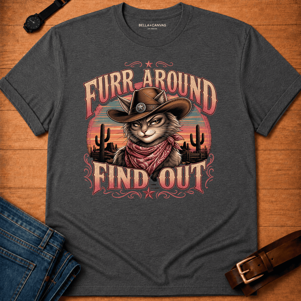 Furr Around Sunset t-shirt