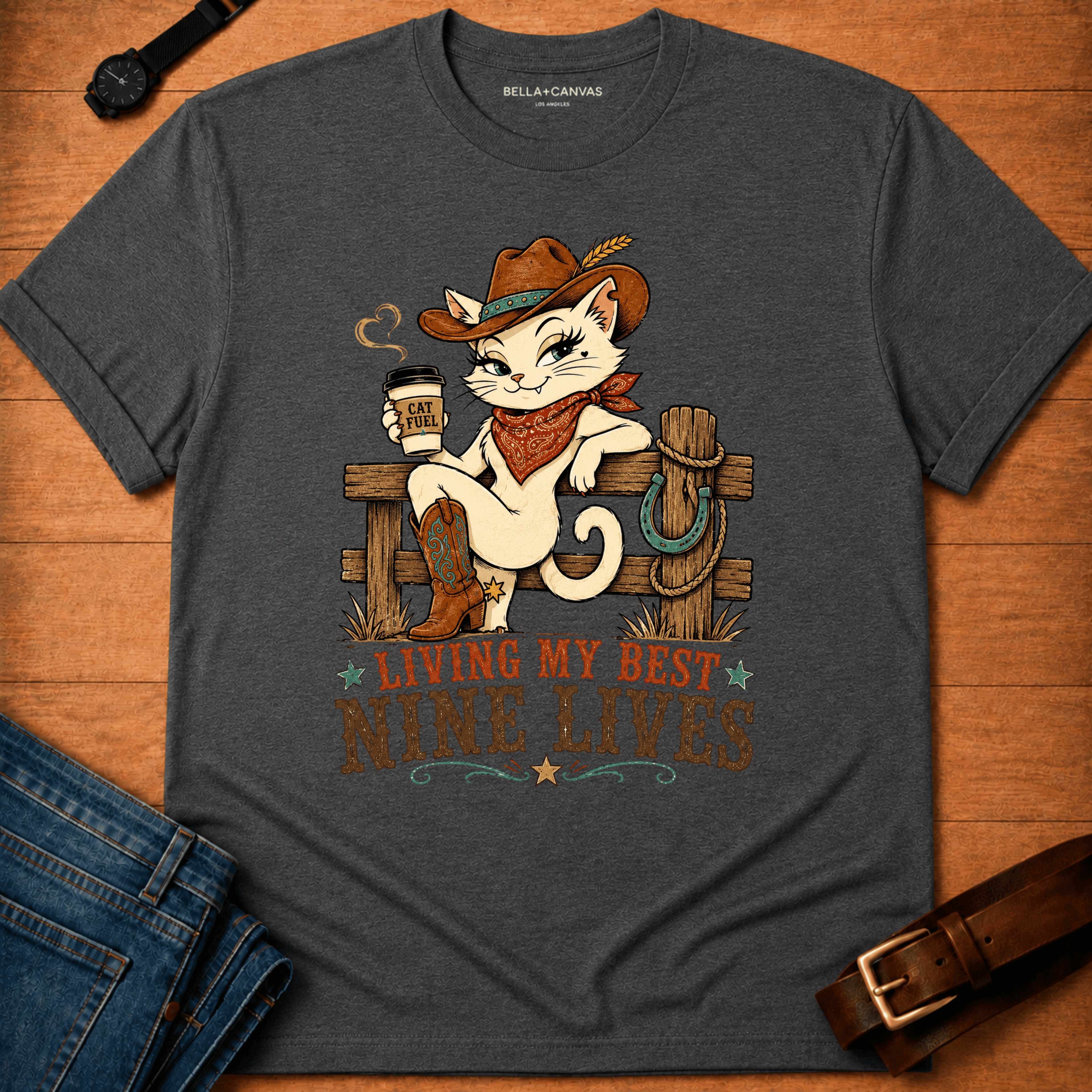 Best 9 lives Dixie Coffee T-shirt