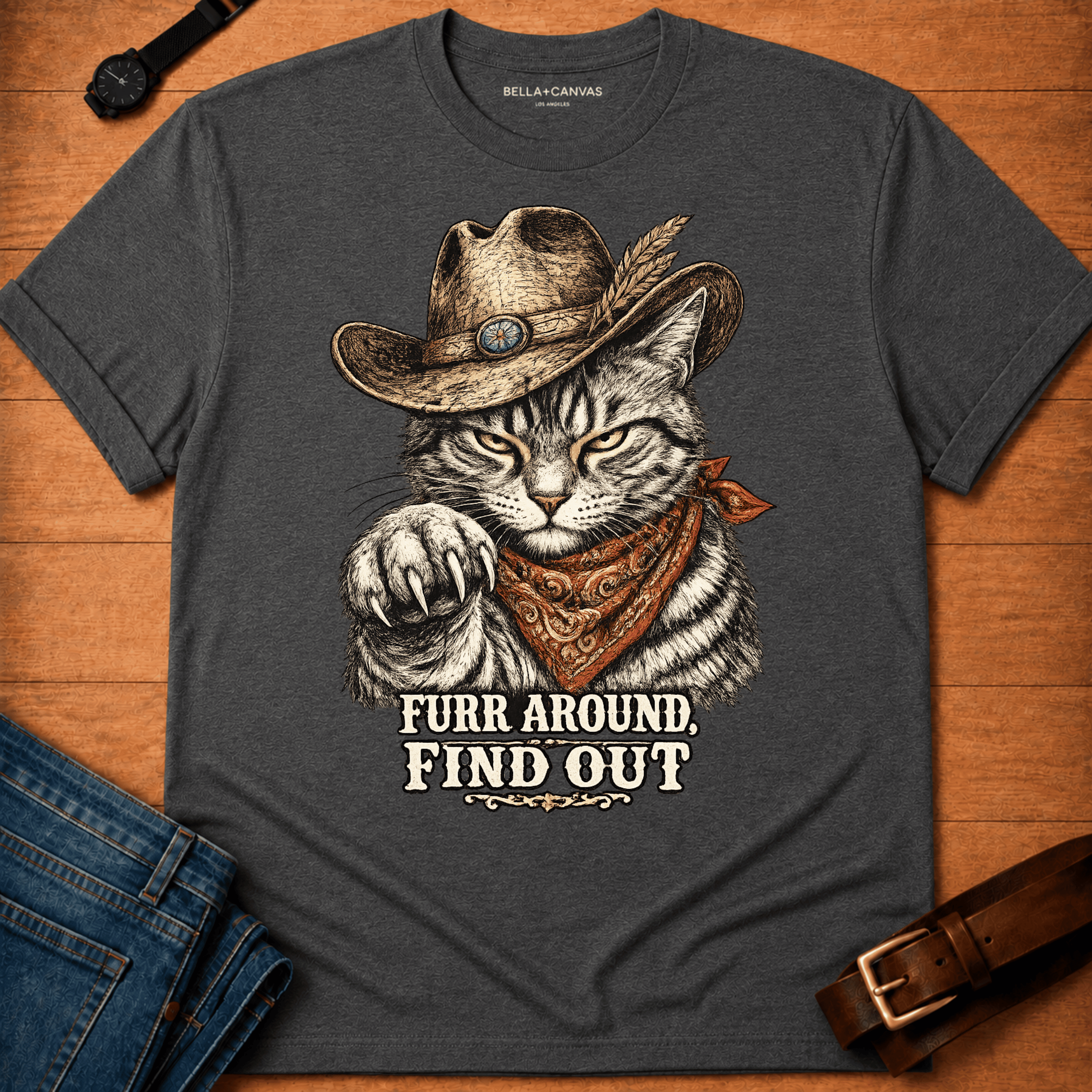 Furr Around Tabby T-shirt