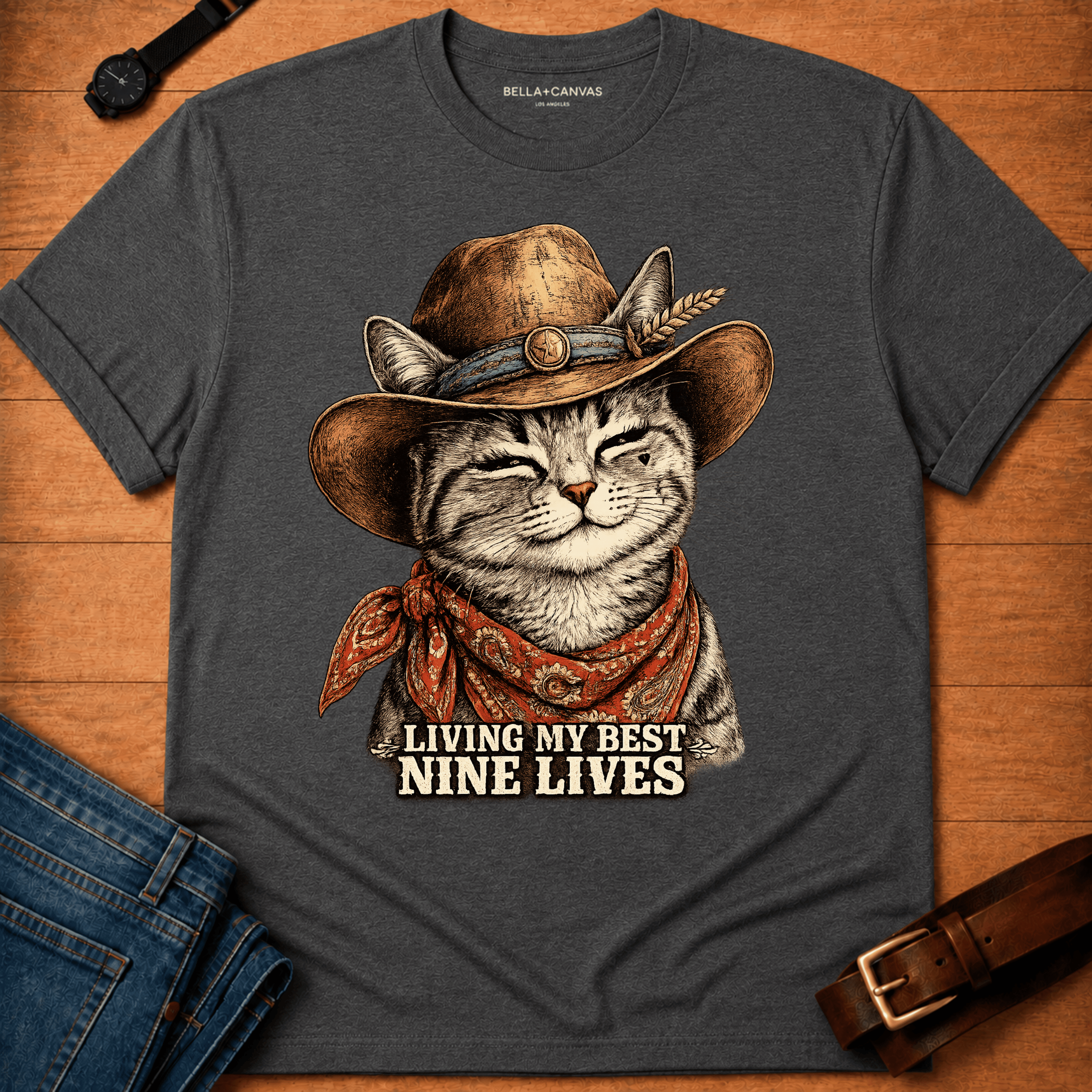Best Nine Lives Tabby t-shirt